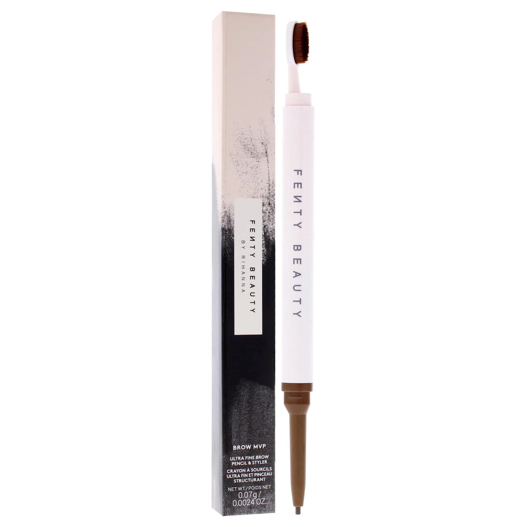 Brow MVP Ultra Fine Brow Pencil and Styler - Light Brown by Fenty Beauty for Women - 0.002 oz Eyebrow Pencil - Image 4