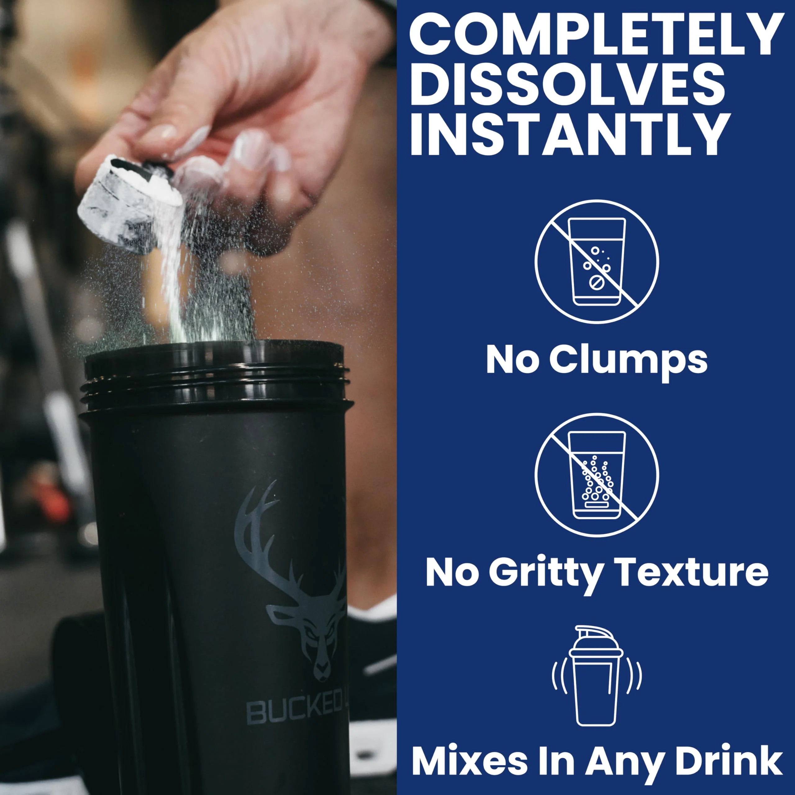 Bucked Up Pure Micronized Creatine Monohydrate for Women and Men - Easy to Mix and Unflavored - 5G Per Serving - 50 Servings - 250 Grams Per Container - Image 5