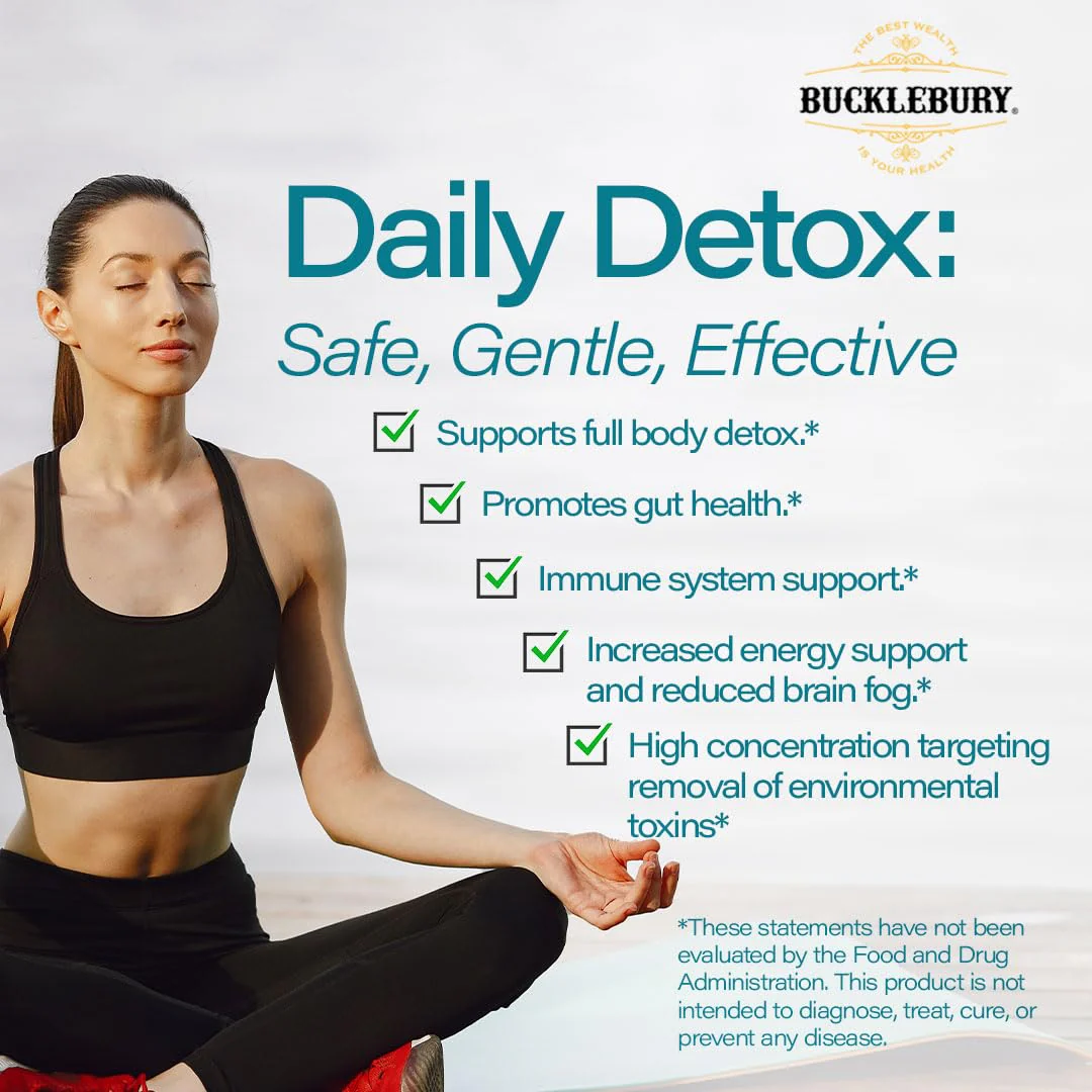 BUCKLEBURY Micronized Zeolite Capsules - Mineral Zeolite Detox for Adults - Supports Immune System, Metabolism & Digestive Health - Advanced Formula for Men & Women - 90 Vegan Capsules - Image 2