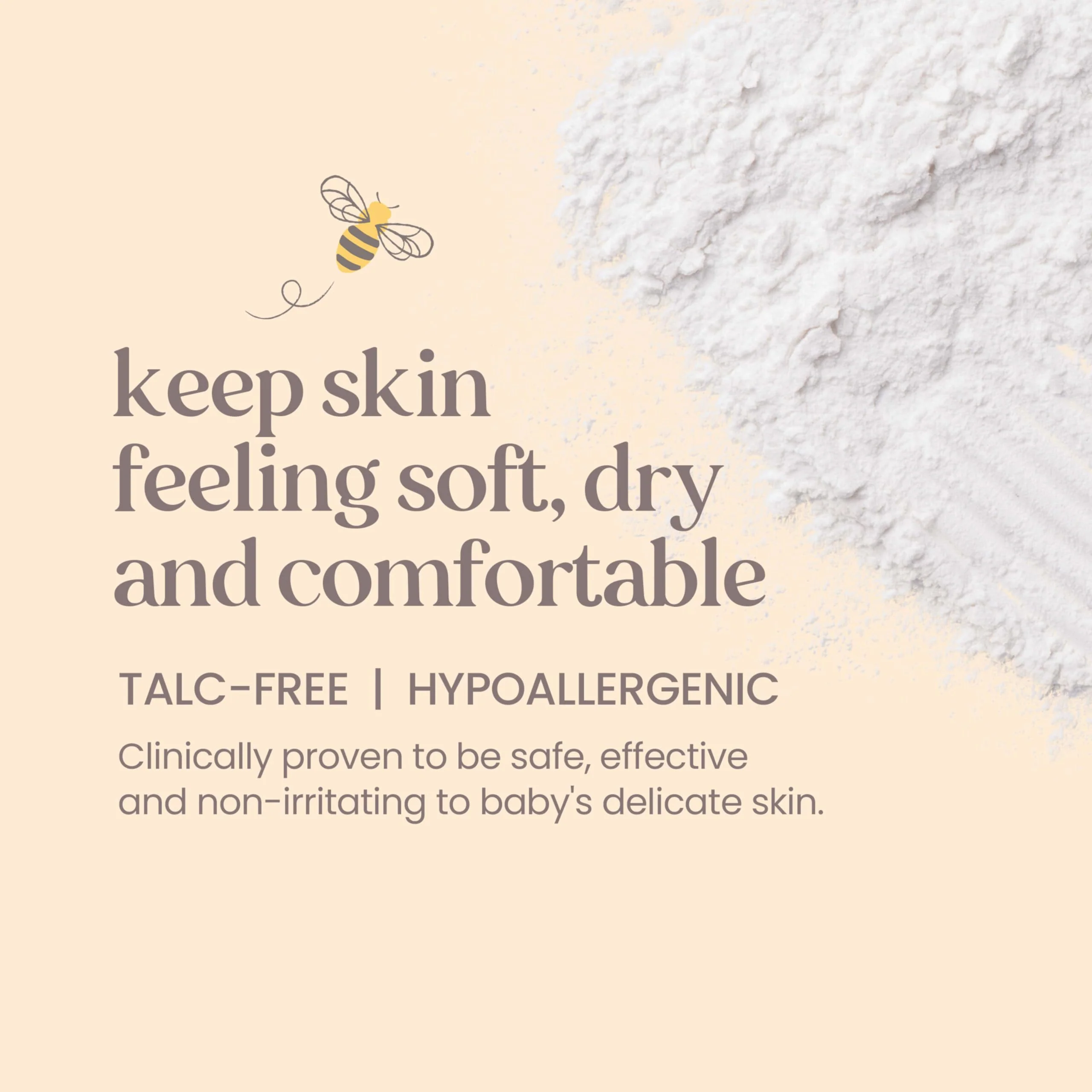 Burt's Bees Baby Dusting Powder, 100% Natural Origin Baby Powder Talc-Free, 7.5 oz. Bottle - Image 12