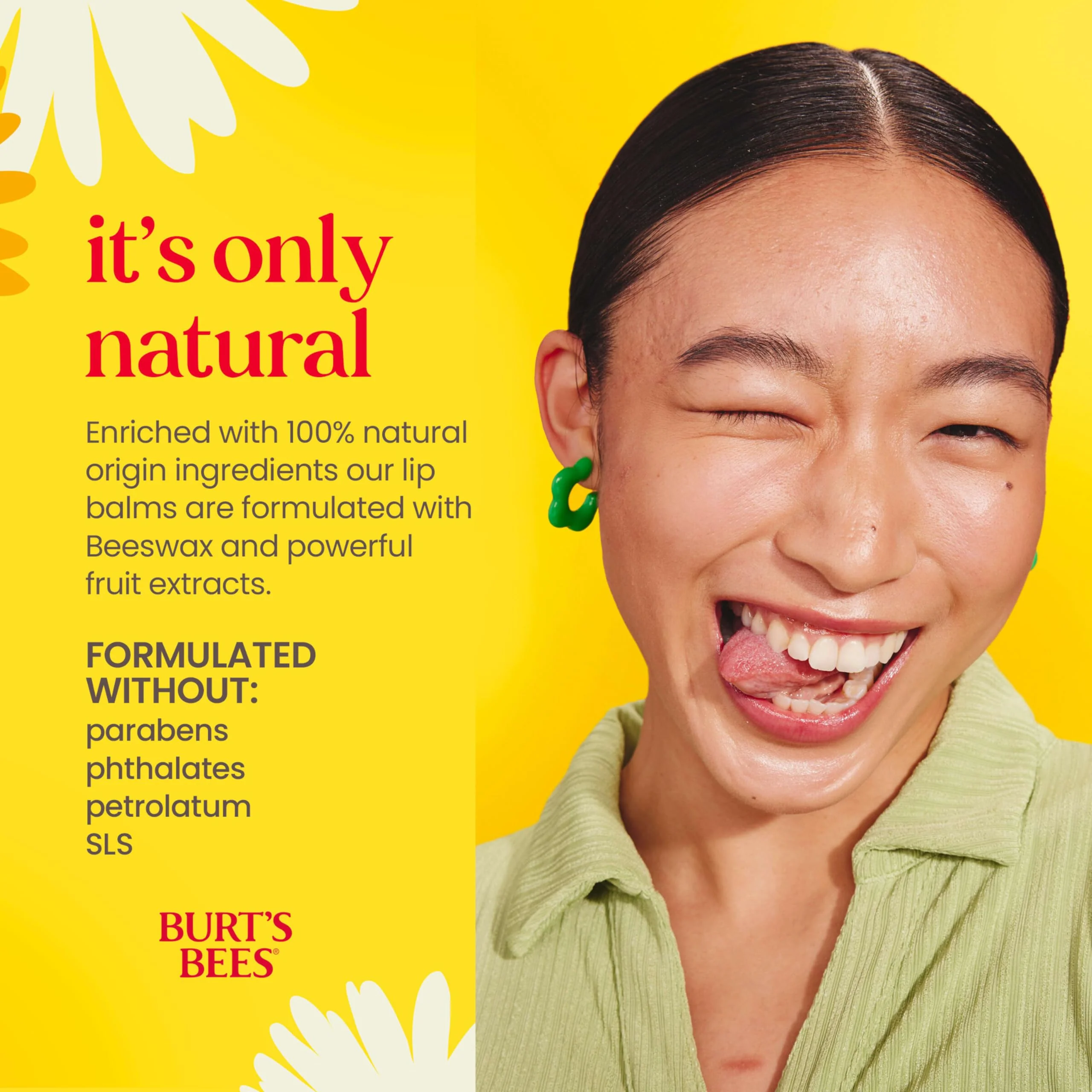 Burt's Bees Lip Balm - Pink Grapefruit, Mango, Coconut & Pear, and Pomegranate Pack, Lip Moisturizer With Beeswax, Tint-Free, Natural Origin Conditioning Treatment, 4 Tubes, 0.15 oz. - Image 11