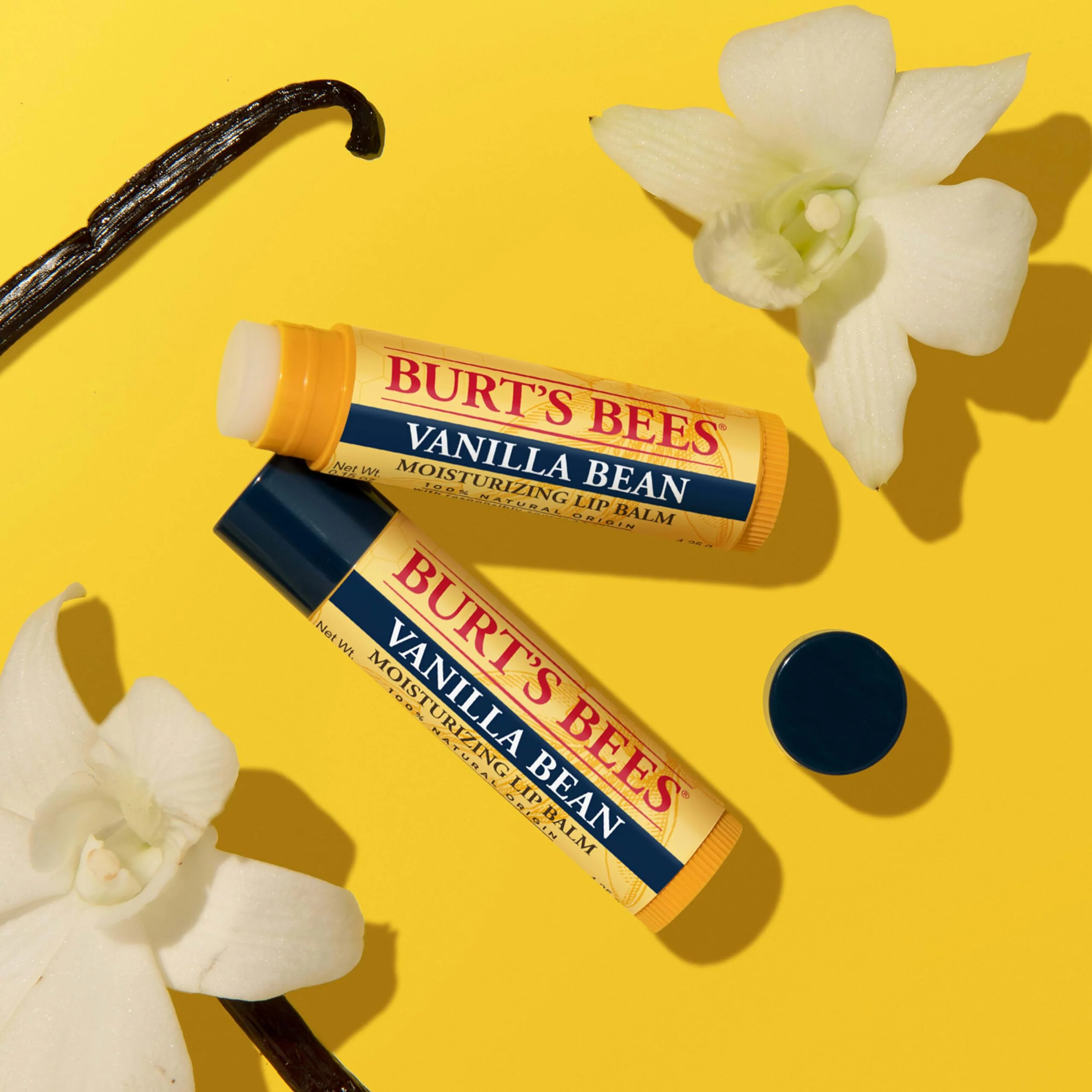 Burt's Bees Lip Balm - Vanilla Bean, Lip Moisturizer With Responsibly Sourced Beeswax, Tint-Free, Natural Origin Conditioning Treatment, 2 Tubes, 0.15 oz. - Image 6