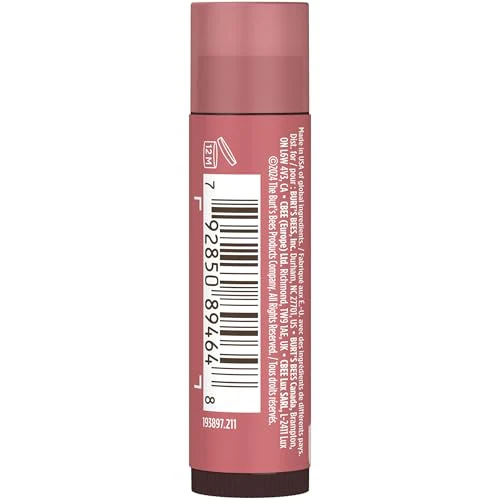 Burt's Bees Lip Tint Balm with Long Lasting 2 in 1 Duo Tinted Balm Formula, Color Infused with Deeply Hydrating Shea Butter for a Natural Looking Buildable Finish, Fiery Red Dahlia (2-Pack) - Image 2