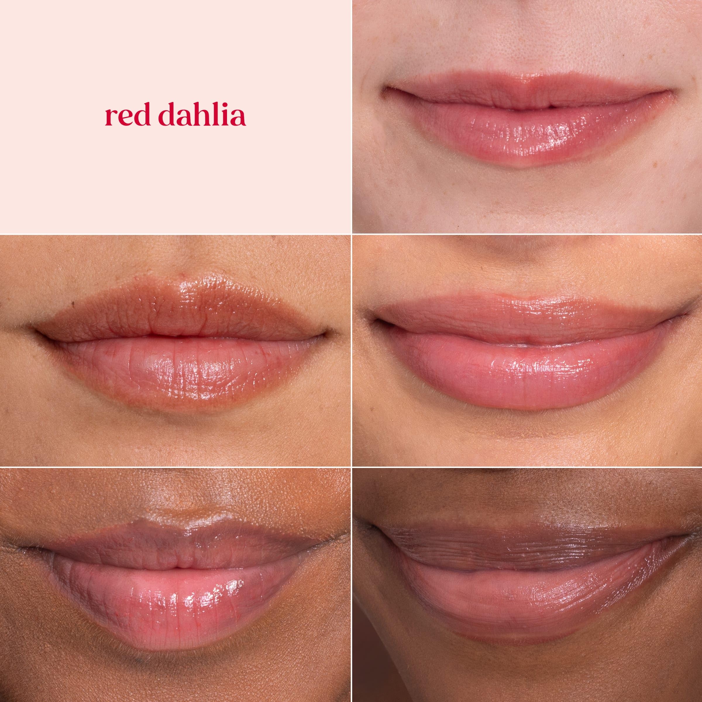 Burt's Bees Lip Tint Balm with Long Lasting 2 in 1 Duo Tinted Balm Formula, Color Infused with Deeply Hydrating Shea Butter for a Natural Looking Buildable Finish, Fiery Red Dahlia (2-Pack) - Image 9
