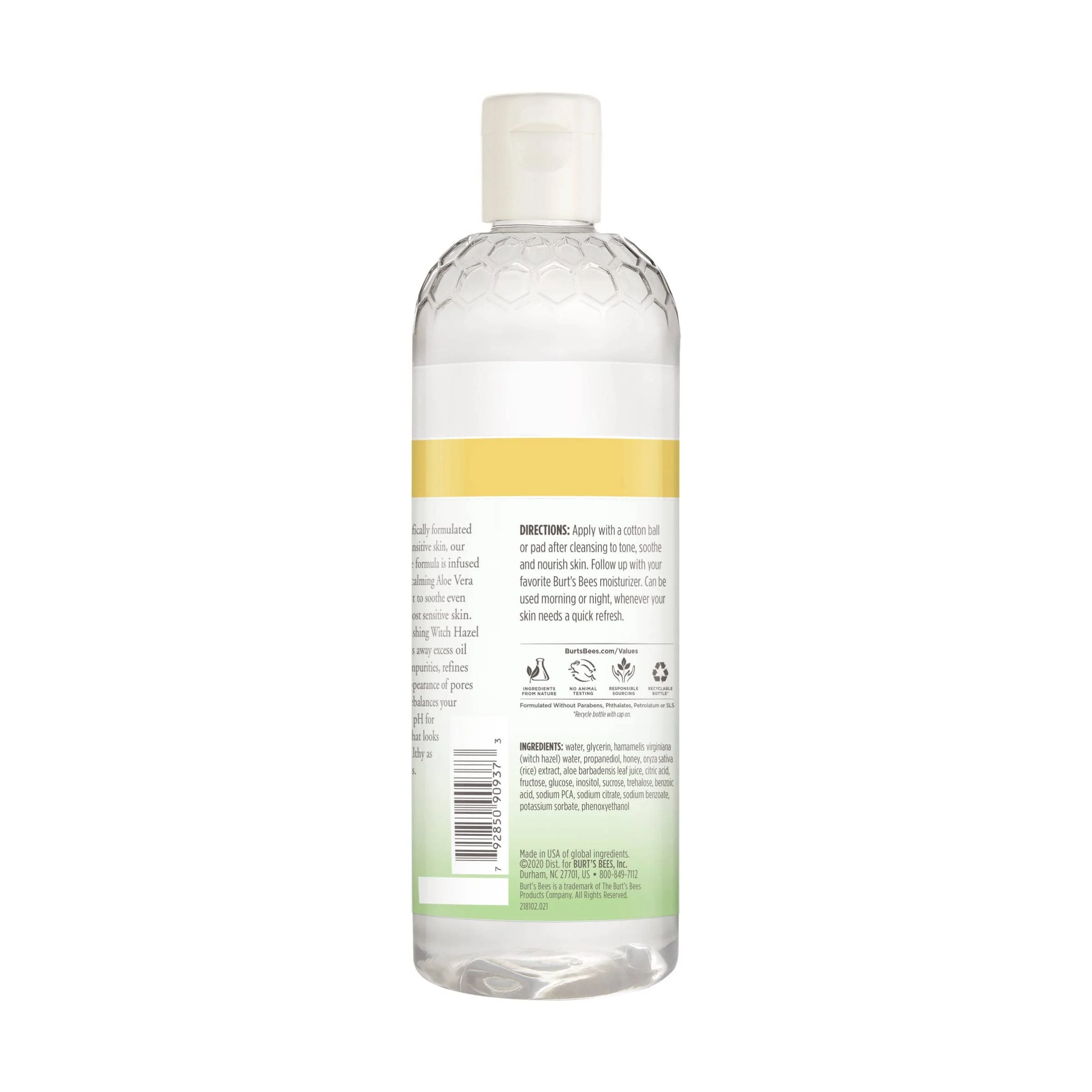 Burts Bees Sensitive Toner With Aloe Vera Unisex 12 oz - Image 3