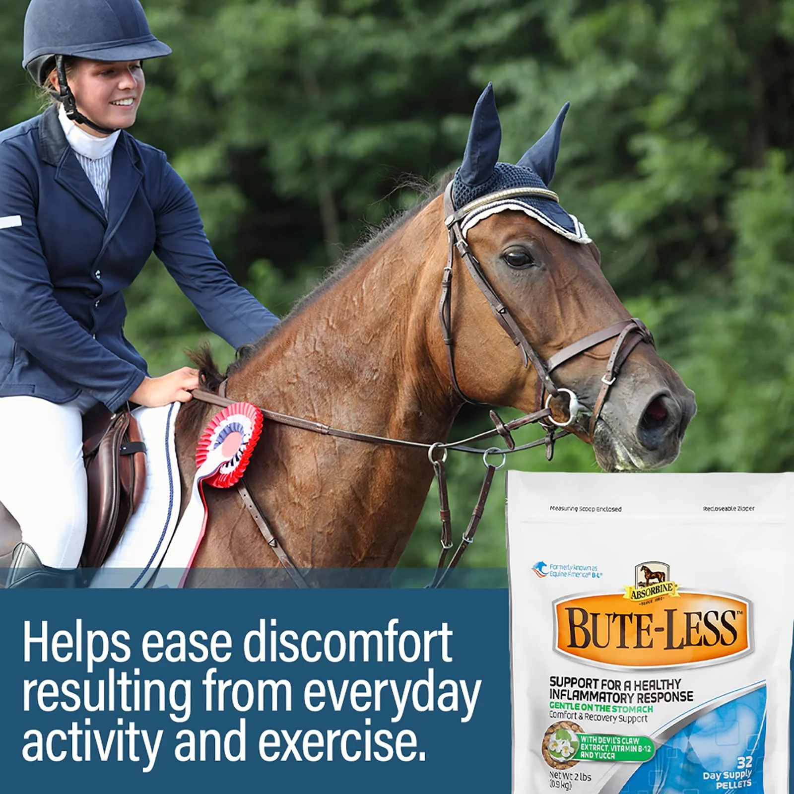 Bute-Less Comfort & Recovery Supplement Pellets, Healthy Inflammatory Response, 2 lb / 32 Day Supply - Image 4