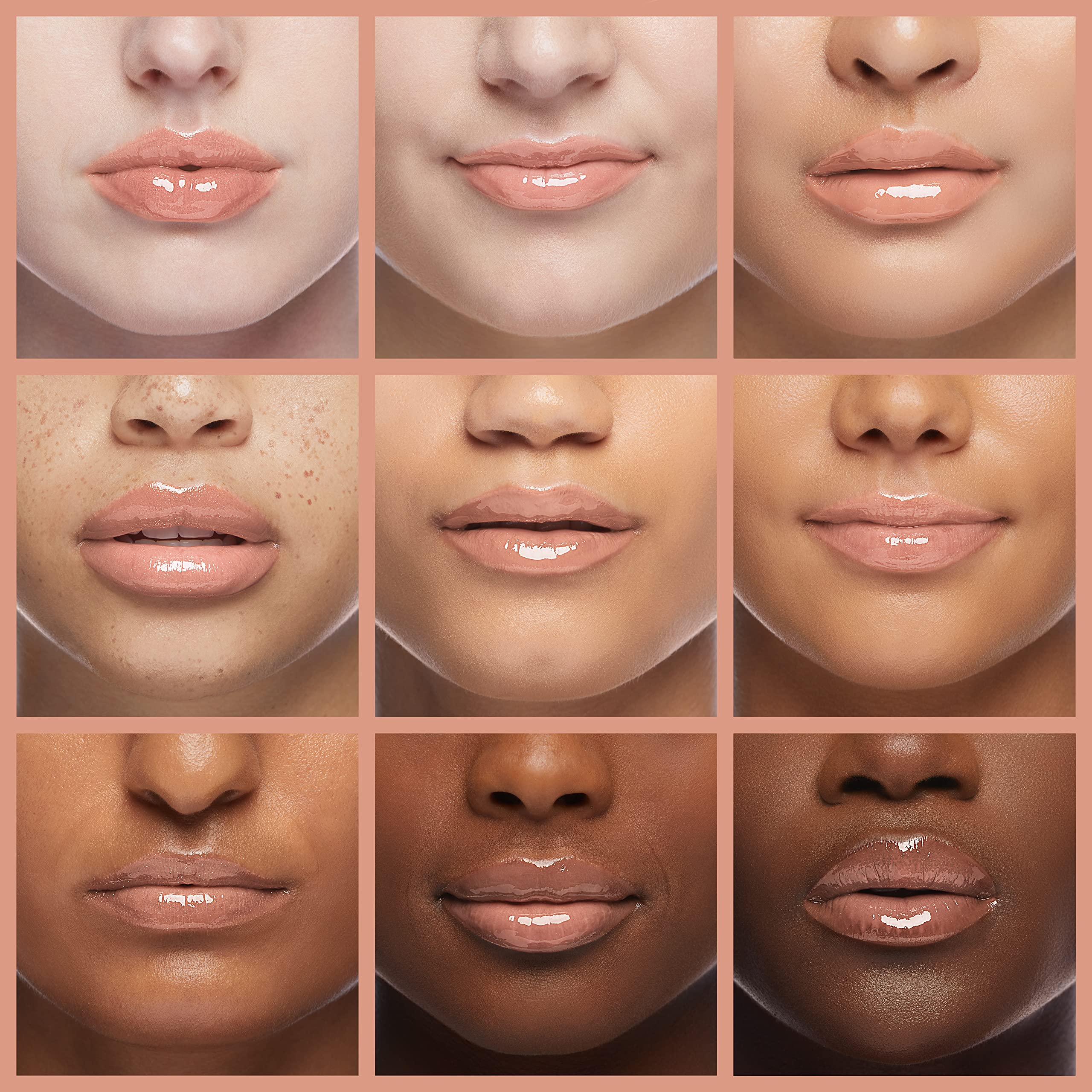 Buxom Full-On Plumping Lip Polish, Tinted Lip Plumper Gloss with Peptides & Vitamin E, High-Shine Lip Gloss that Nourishes, Vegan, BO Allison (Sheer Beige With Pink Sparkle) - Image 8
