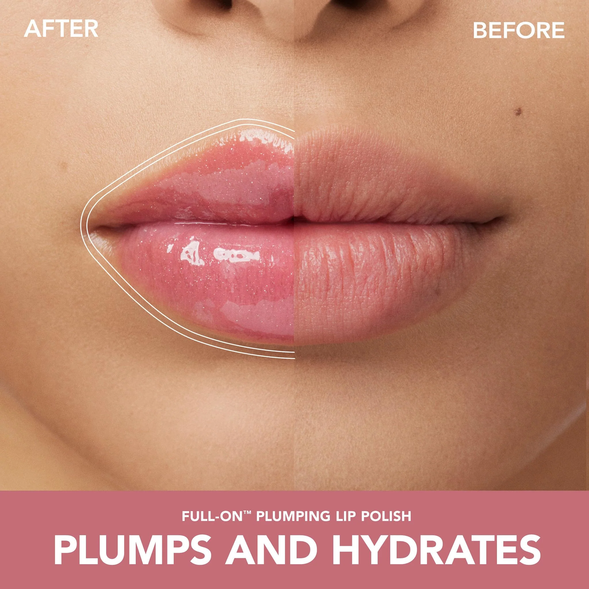 Buxom Full-On Tinted Lip Plumper Gloss, High-Shine Moisturizing Lip Gloss with Peptides and Vitamin E, Vegan Formula, AI Elizabeth (Pink Shimmer) - Image 8