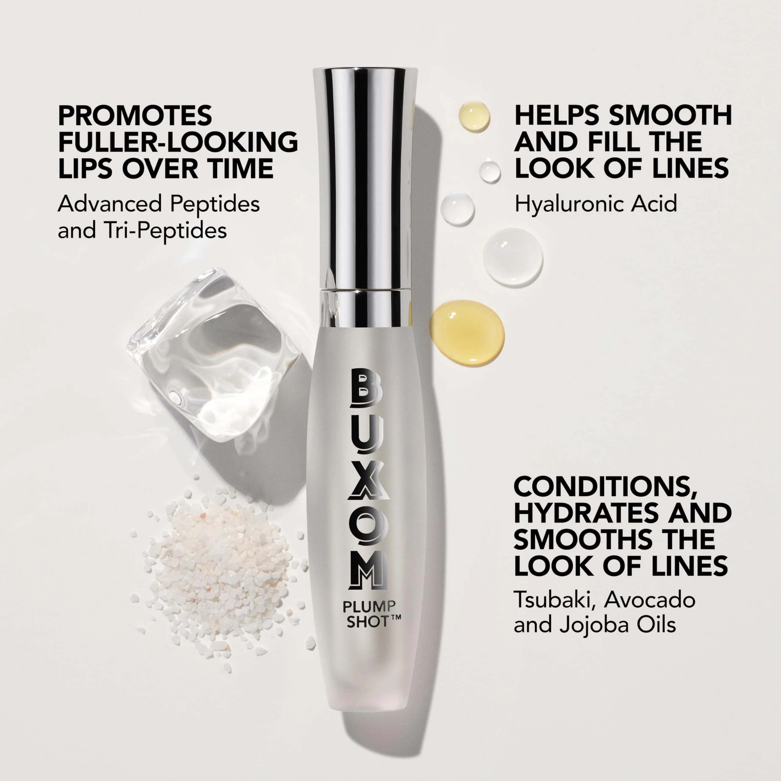 Buxom Plump Shot Peptide-Infused Lip Serum, Lip Plumping Gloss, Formulated with Advanced Peptides, Hyaluronic Acid, Avocado & Jojoba Oil - Image 9