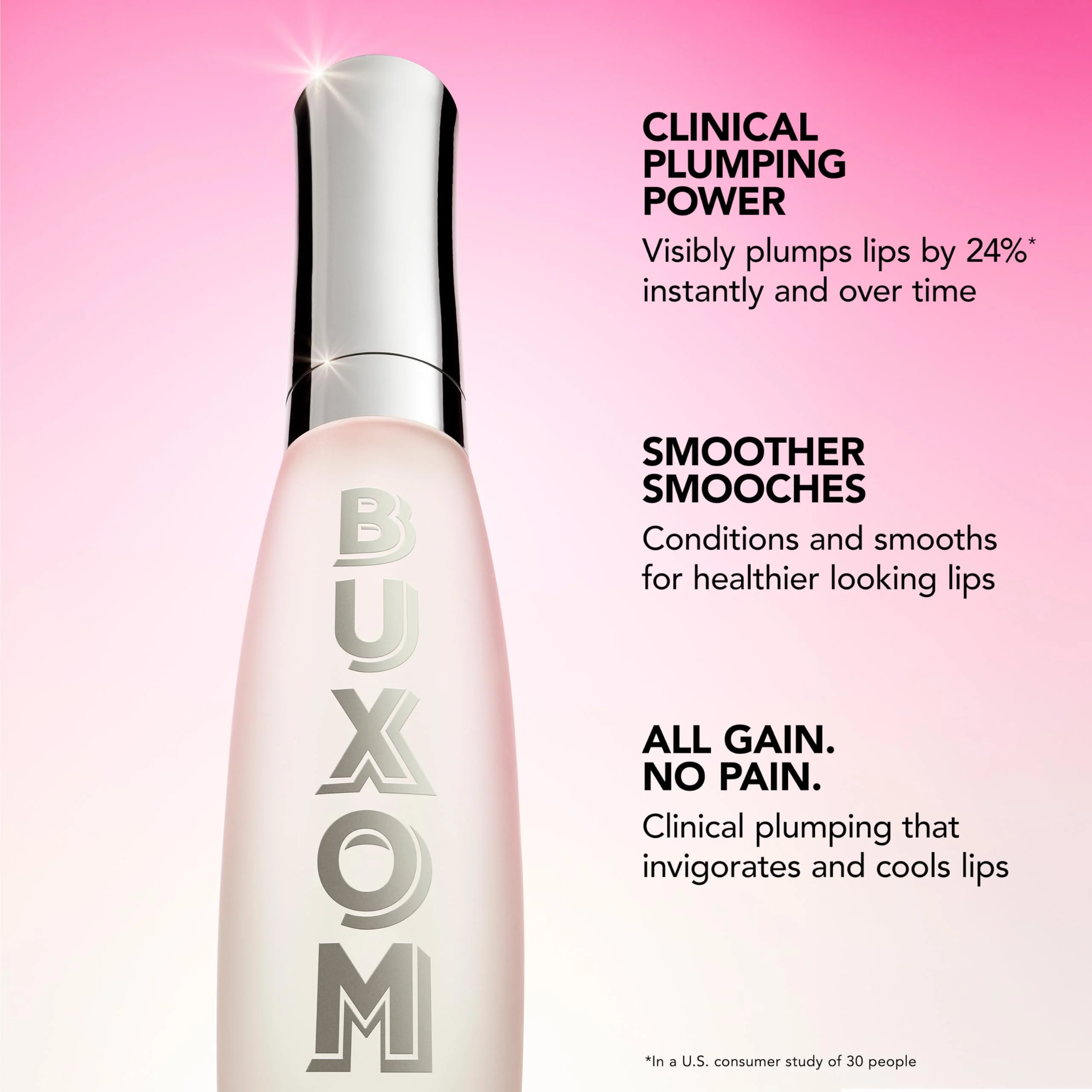 Buxom Plump Shot Peptides Lip Serum, Dreamy Dolly - Image 5