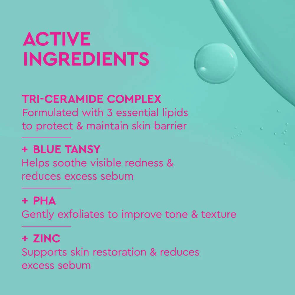 BYOMA Clarifying Serum - Barrier Repair Serum - Clarifying Facial Serum for Acne Prone Skin - Calming Face Serum with Ceramides, Blue Tansy, PHA & Zinc - Balanced & Healthy Skin - 1.01 fl. oz - Image 7