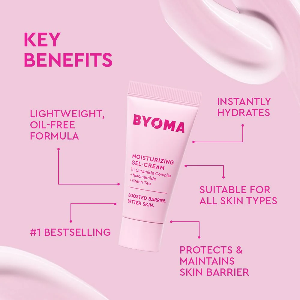 BYOMA Star Power Duo (2-Piece Kit) - Skincare Gift Set with Hydrating Serum 15mL & Moisturizing Gel Cream 15mL - Skin Barrier Repair Face Serum & Moisturizer - Image 5