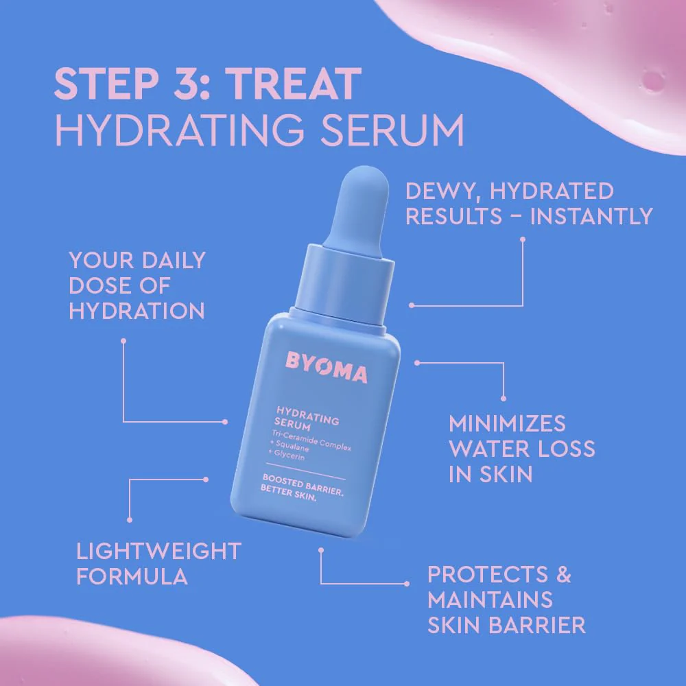 BYOMA Universal Skincare Heroes (5-Piece Kit) - Skincare Gift Set with Jelly Cleanser, Milky Toner, Hydrating Serum, Gel Cream & SPF 50 - Skin Barrier Repair Gift Set with Makeup Bag - Image 7