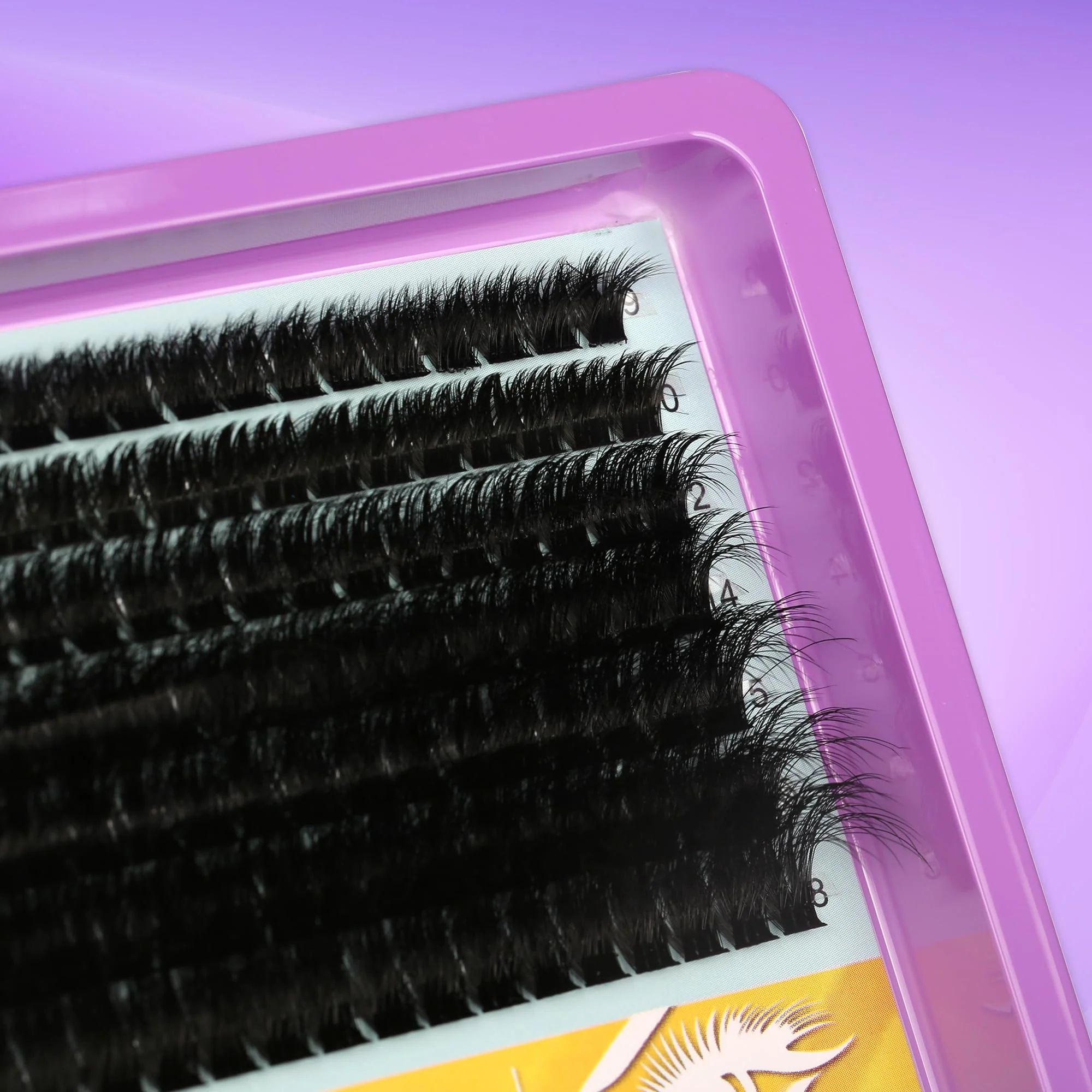 C Curl Lash Clusters Extensions 280 Pcs Individual Eye lash Clusters 100D Cluster Eyelash Lashes Wispy Clusters Lashes Makeup at Home - DIY Lash Extension Kit for Self Application (9-18MM) Mix - Image 5