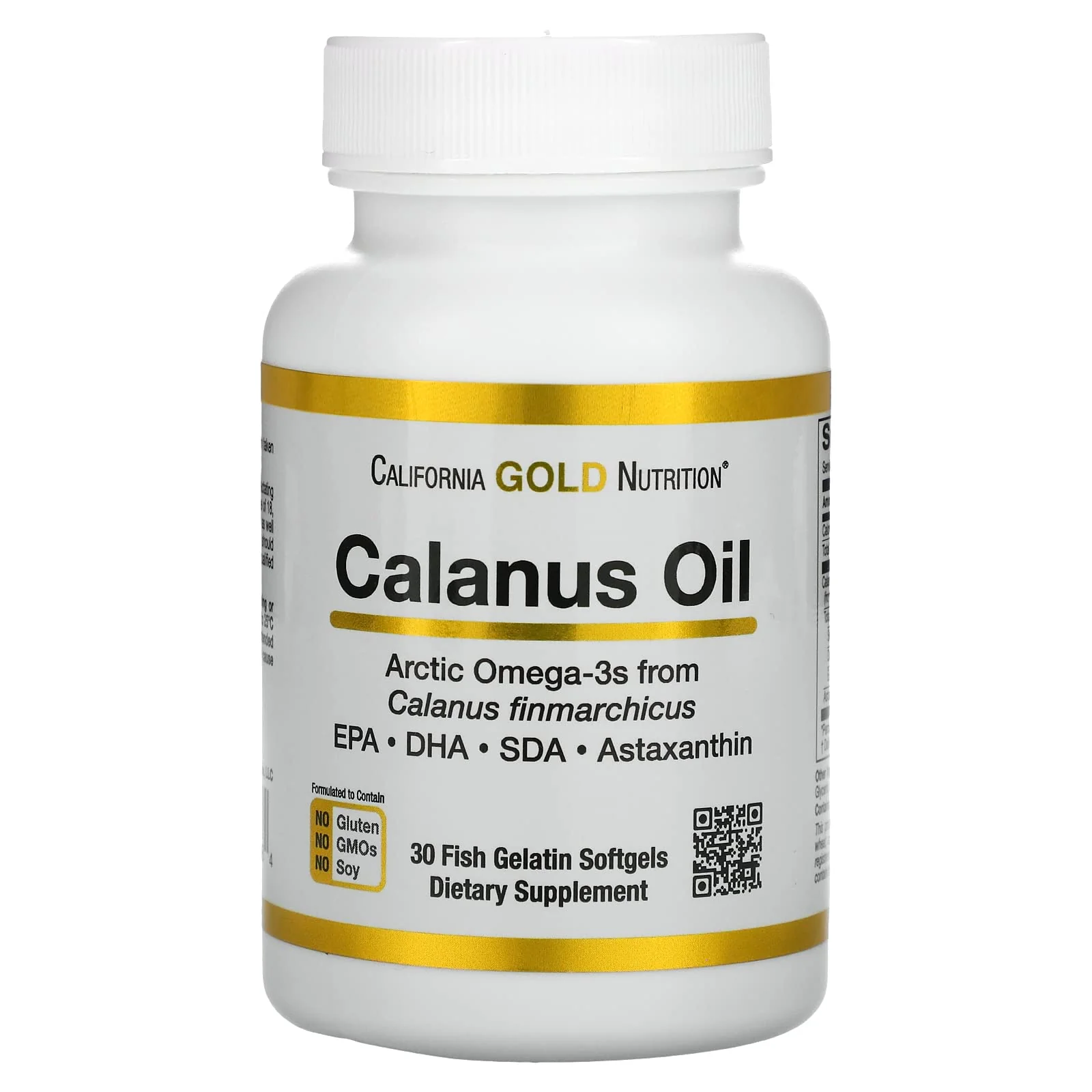 Calanus Oil, 500 mg, 30 Fish Gelatin Softgels, California Gold Nutrition