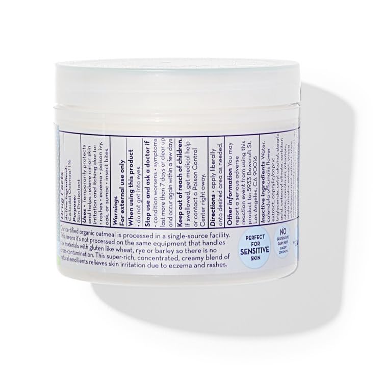 California Baby Eczema Cream | Steroid-Free Eczema Treatment | Colloidal Oatmeal + Aloe Vera | Soothing Eczema Lotion For Kids + Adults | 57 g / 2 oz. - Image 9
