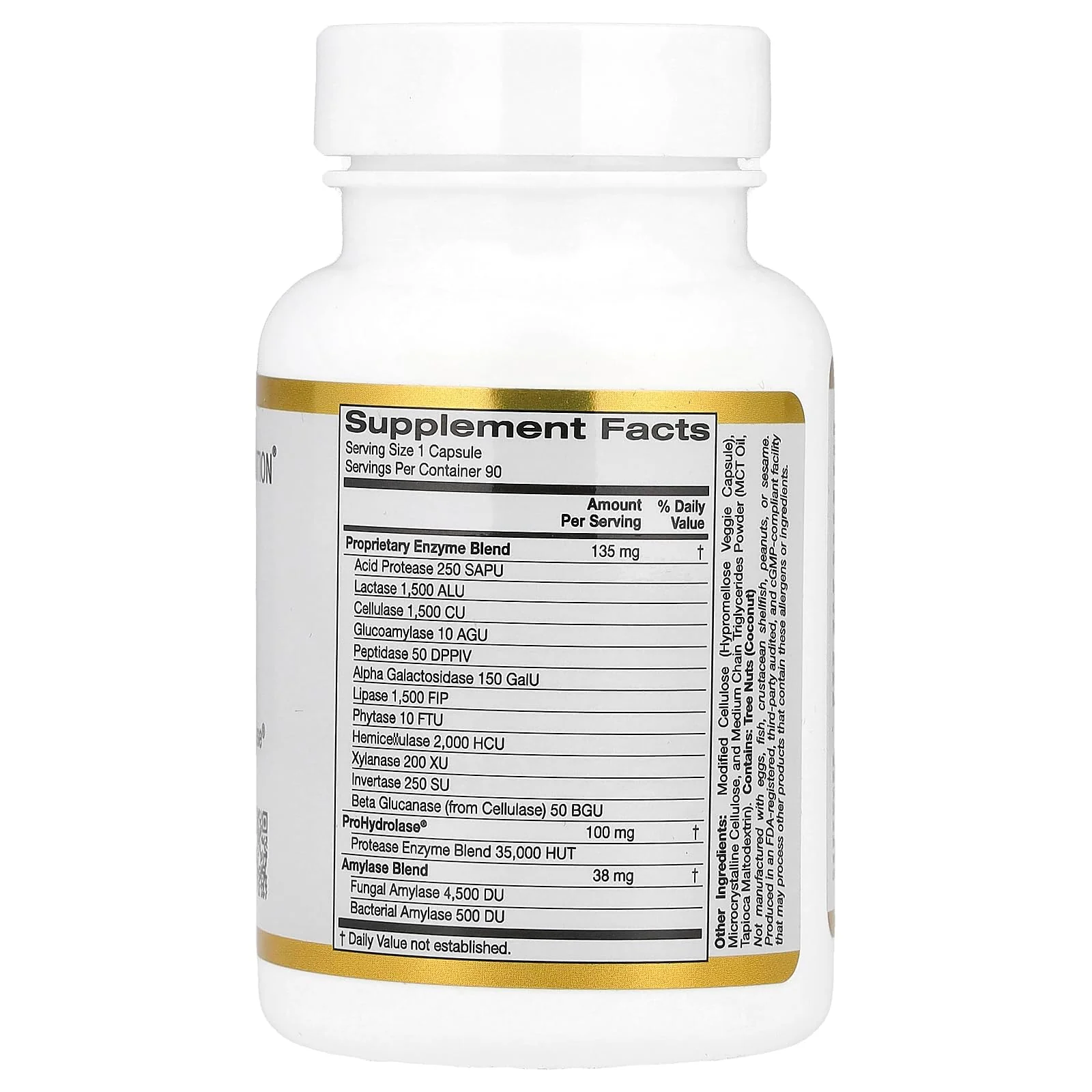California Gold Nutrition Digestive Enzymes, Broad Spectrum, Suitable for Vegetarians, 90 Veggie Capsules - Image 6