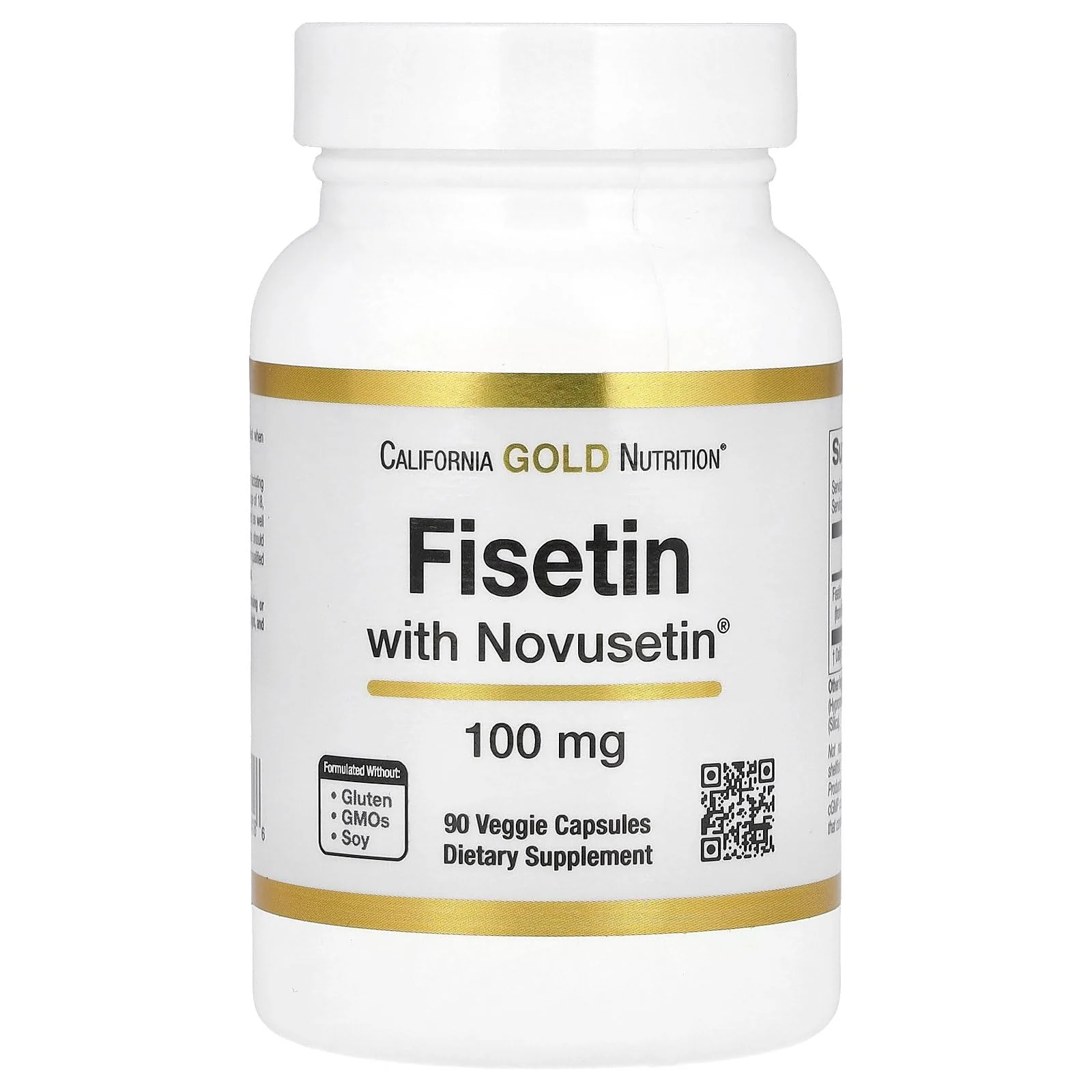 California Gold Nutrition Fisetin with Novusetin, 100 mg, 90 Veggie Capsules