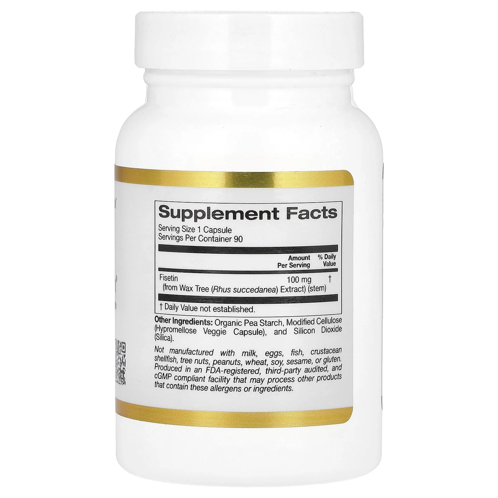 California Gold Nutrition Fisetin with Novusetin, 100 mg, 90 Veggie Capsules - Image 5
