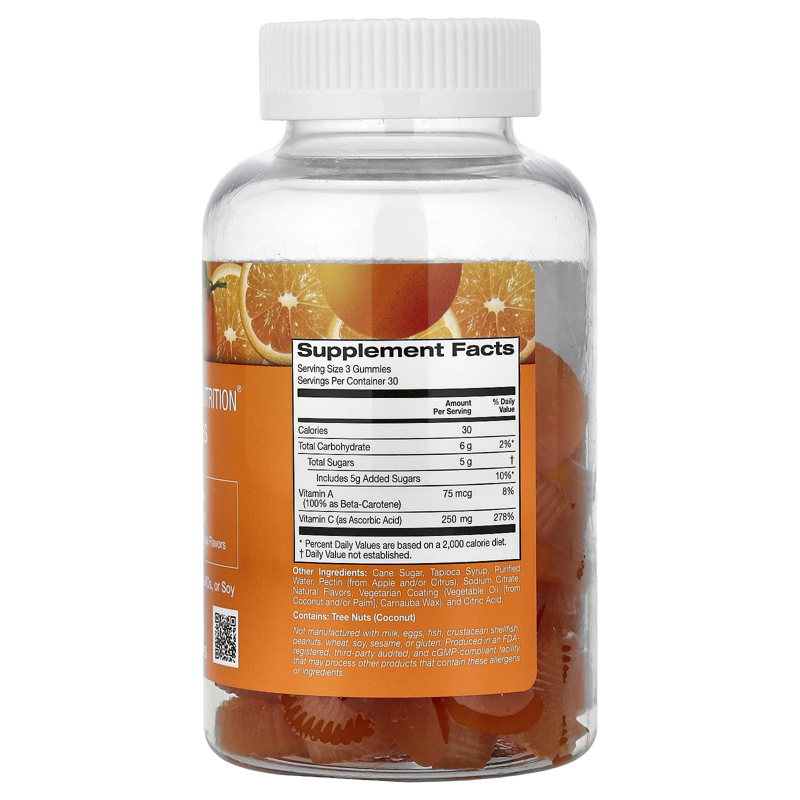 California Gold Nutrition Vitamin C Gummies with Vitamin A from 100% Beta-Carotene, 90 Vegetarian Gummies - Image 5