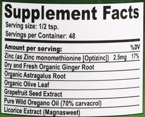 California Natural Immunity Shots 4oz Bottle Zinc, Organic Ginger Root, Oregano Oil - Potent & Pure Immune System Booster - Immune System Support (Pack of 1) - Image 3