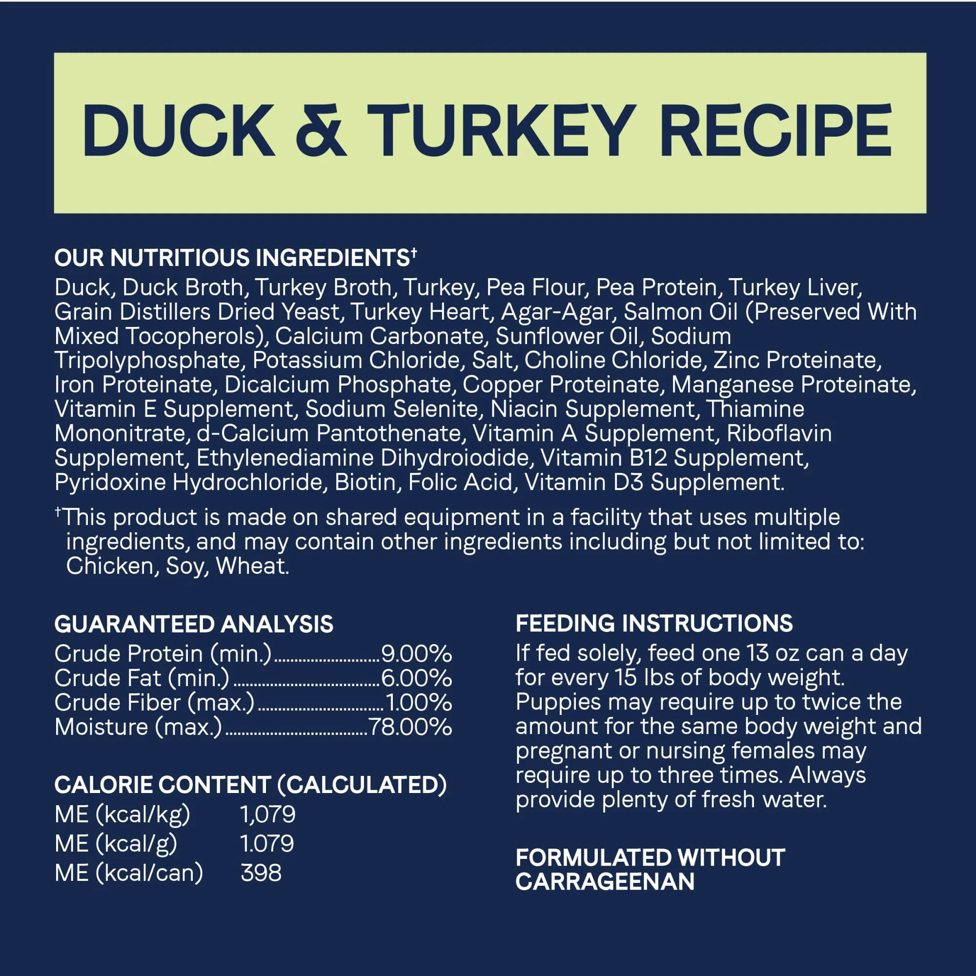 Canidae Pure Limited Ingredient Premium Adult Wet Dog Food, Duck & Turkey Recipe, 13 oz. (Case of 12), Grain Free - Image 5