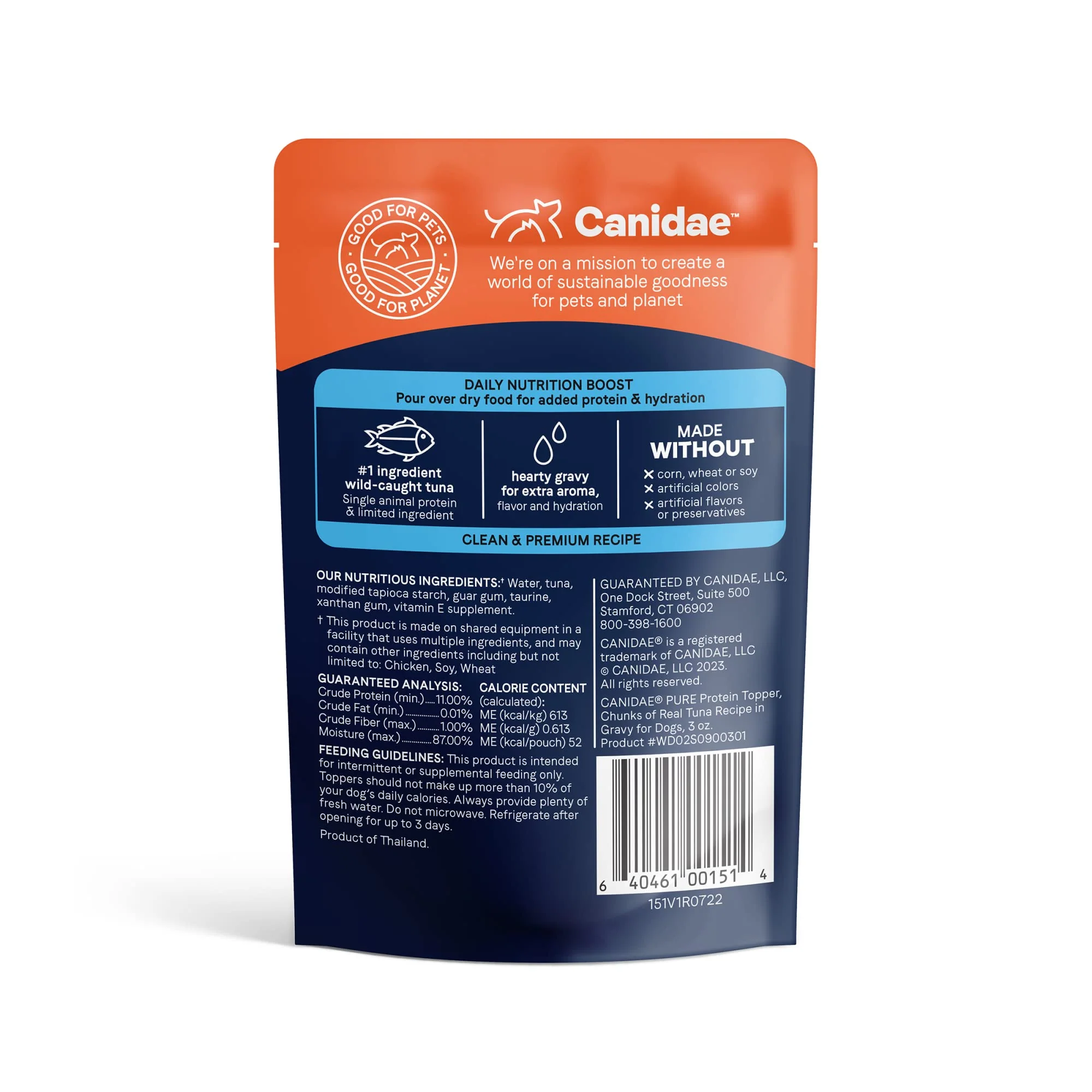 CANIDAE Pure Protein Topper Wet Dog Food, Chunks of Real Tuna in Gravy Recipe, 3 oz. (Case of 12) - Image 6