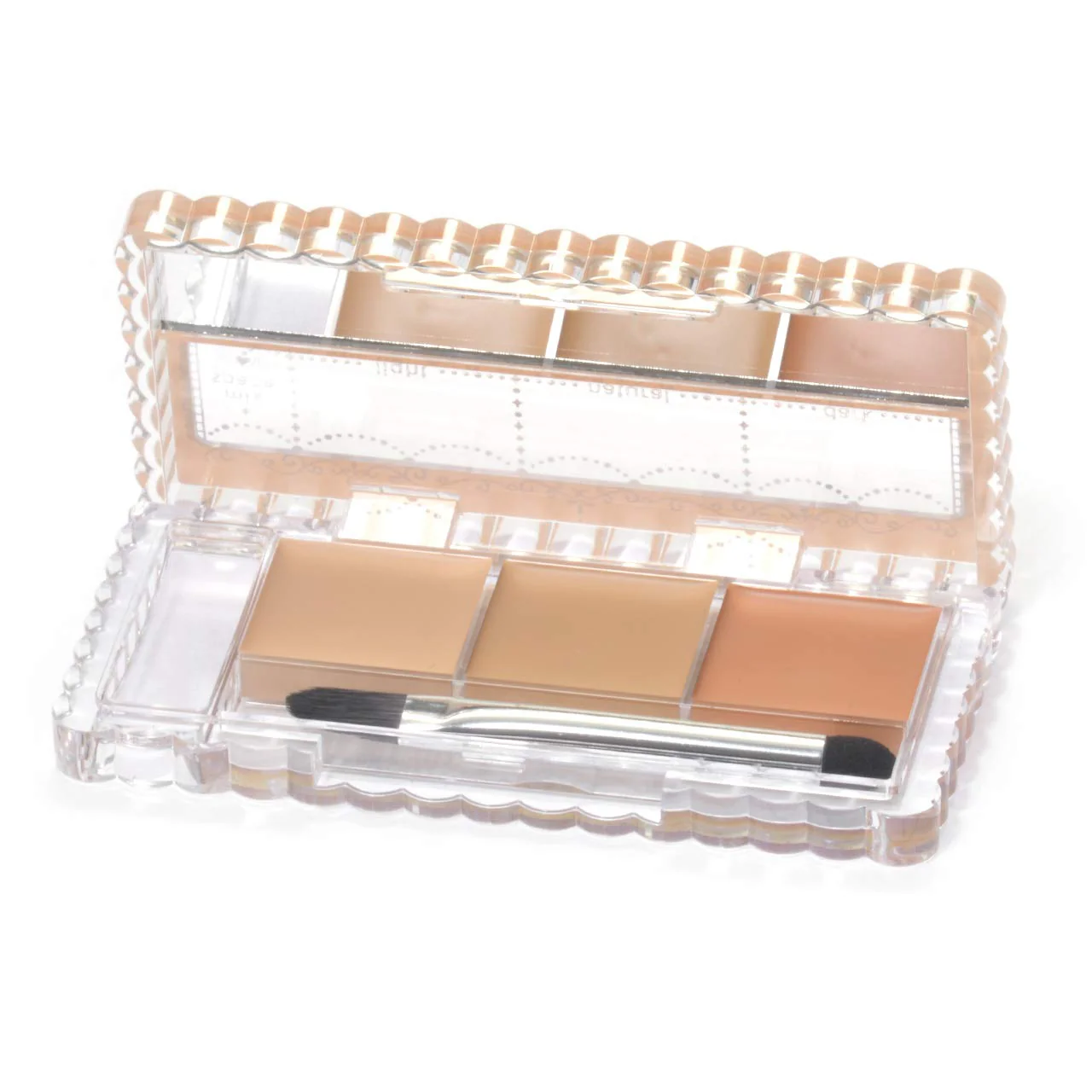 CANMAKE Color Mixing Concealer, 3 Color Palette Concealer 0.13 oz (3.9 g) (03 Orange Beige, 3.9 g) - Image 2