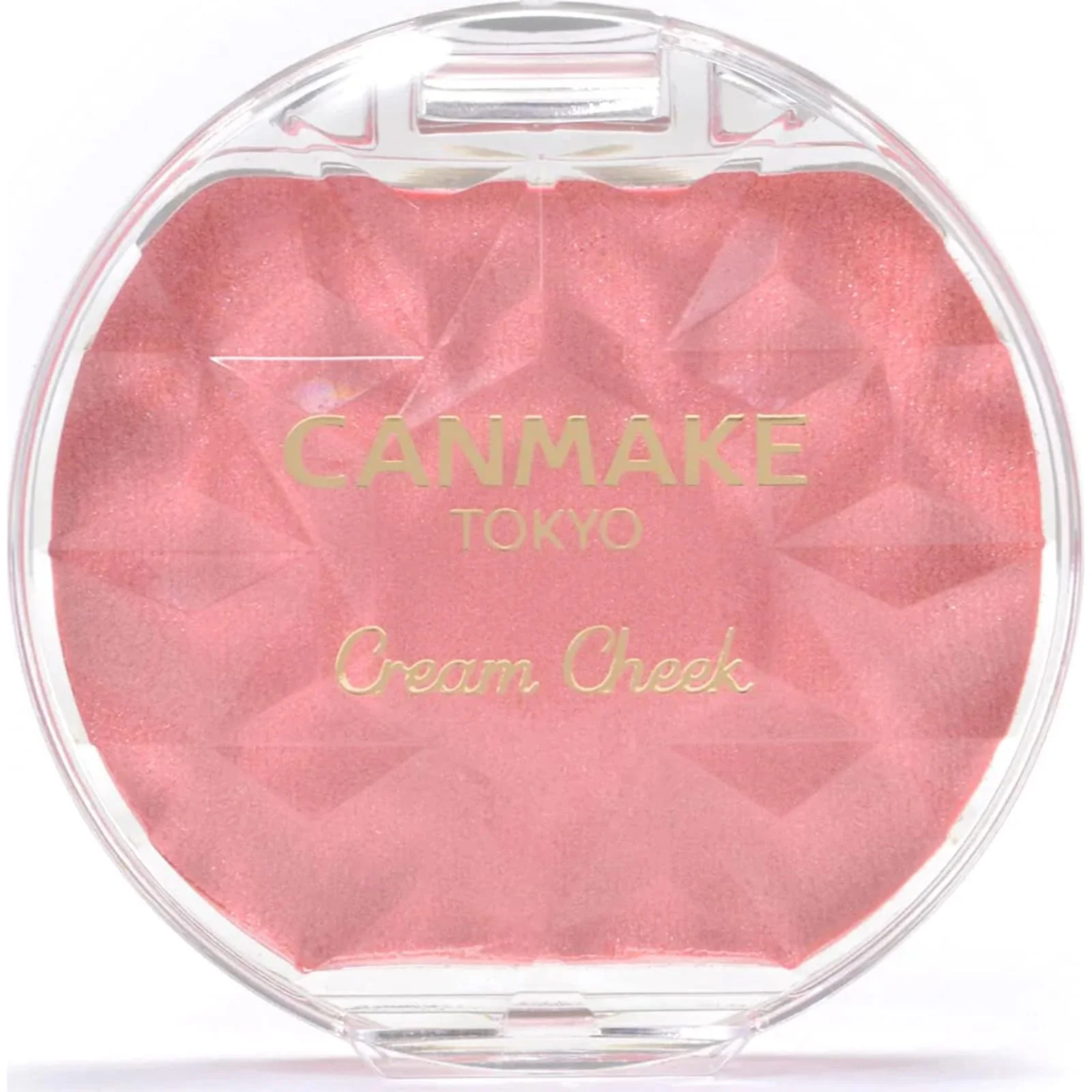 CANMAKE - Cream Cheek Pearl - Silky Smooth Long Lasting High Pigment Pearl - 0.14oz (3.9g) (P01 Peach Dazzle)