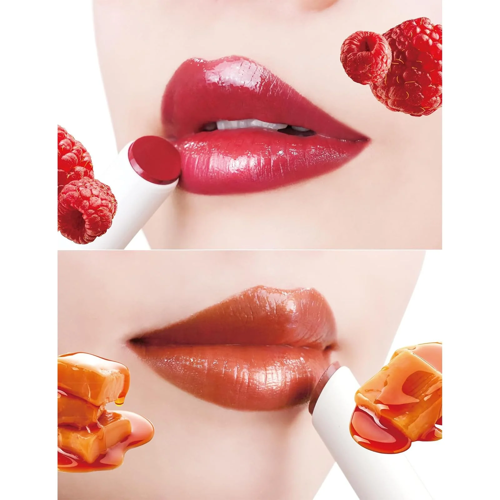 CANMAKE - Muchi Puru Tint - Moisturizing Plump Lip Glossy Tint - 0.12oz (3.4g) (04 Choco Milk) - Image 5