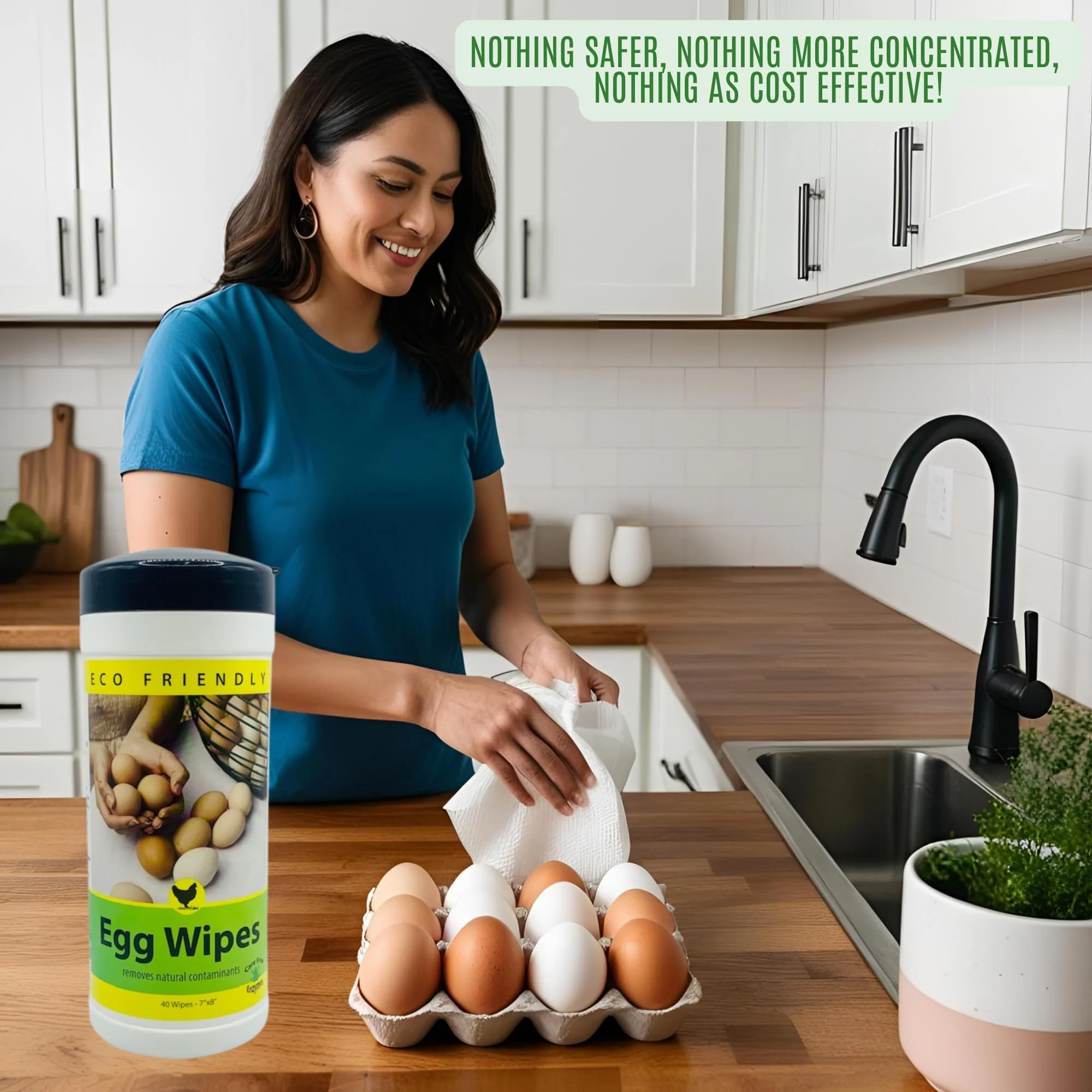 Care Free Enzymes Egg Wipes - 40 Count - Image 3