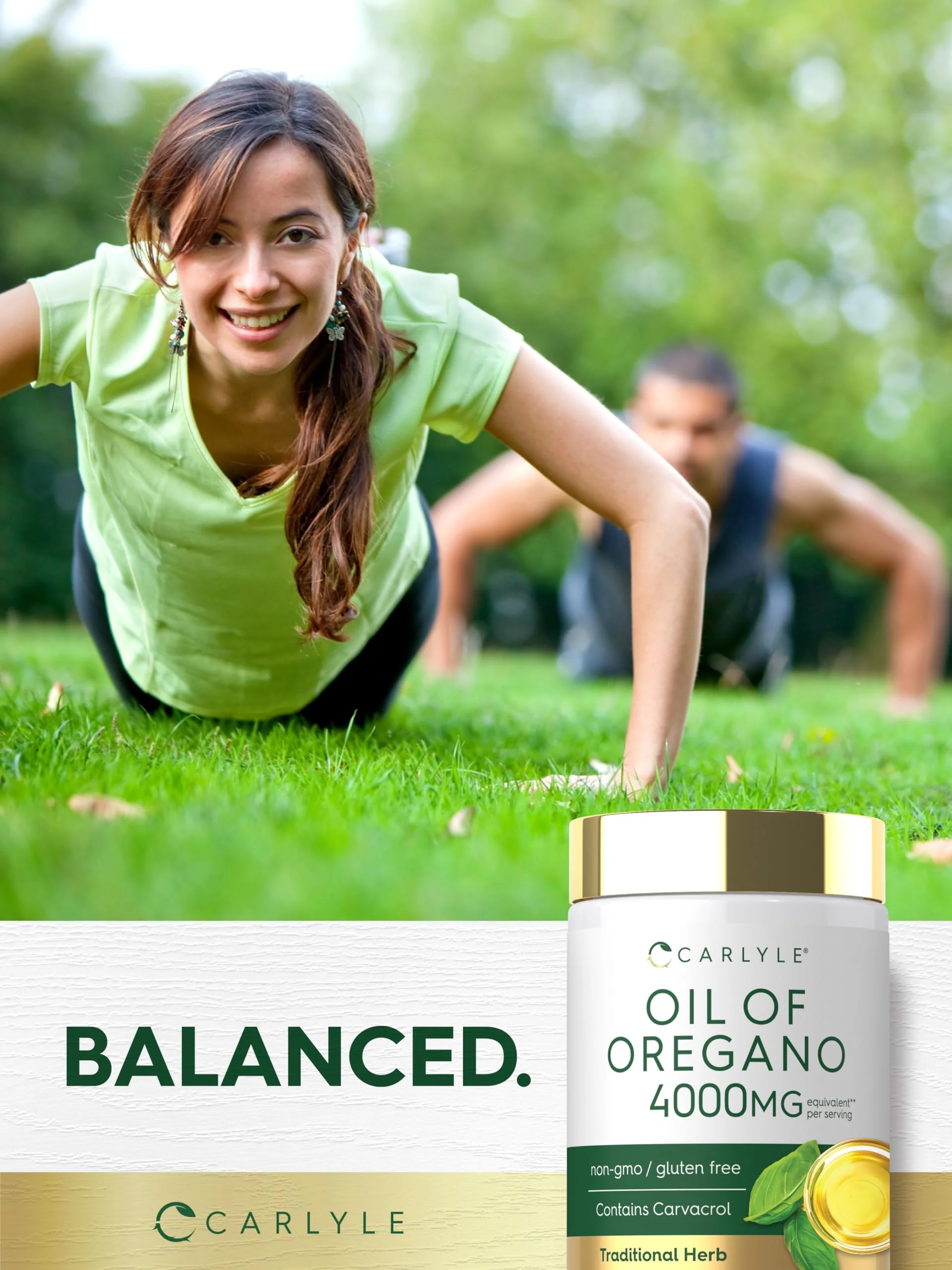 Carlyle Oregano Oil Supplement | 150 Softgel Capsules | Contains Carvacrol | Non-GMO & Gluten Free Formula - Image 3