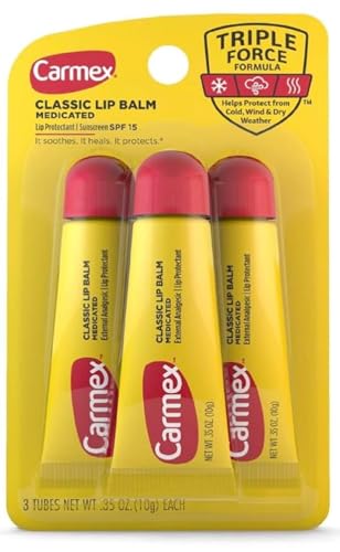 Carmex Classic Lip Balm, 0.35 Ounce (Pack of 3) - Image 2