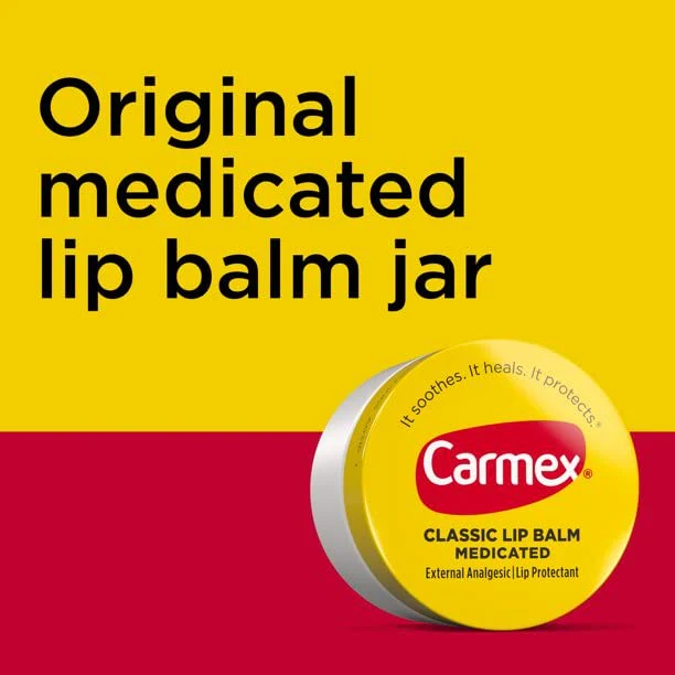 Carmex Classic Lip Balm Medicated, 0.25 oz (Pack of 3) - Image 2