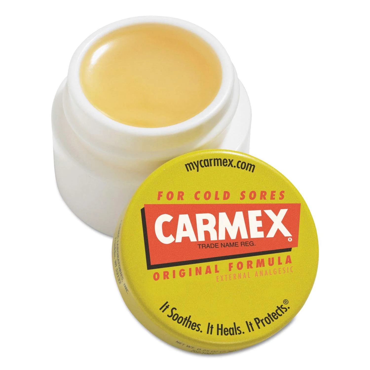 Carmex Moisturizing Lip Balm, Original Flavor, 0.25 oz Jar, 12/Box (LIL62458) - Image 3