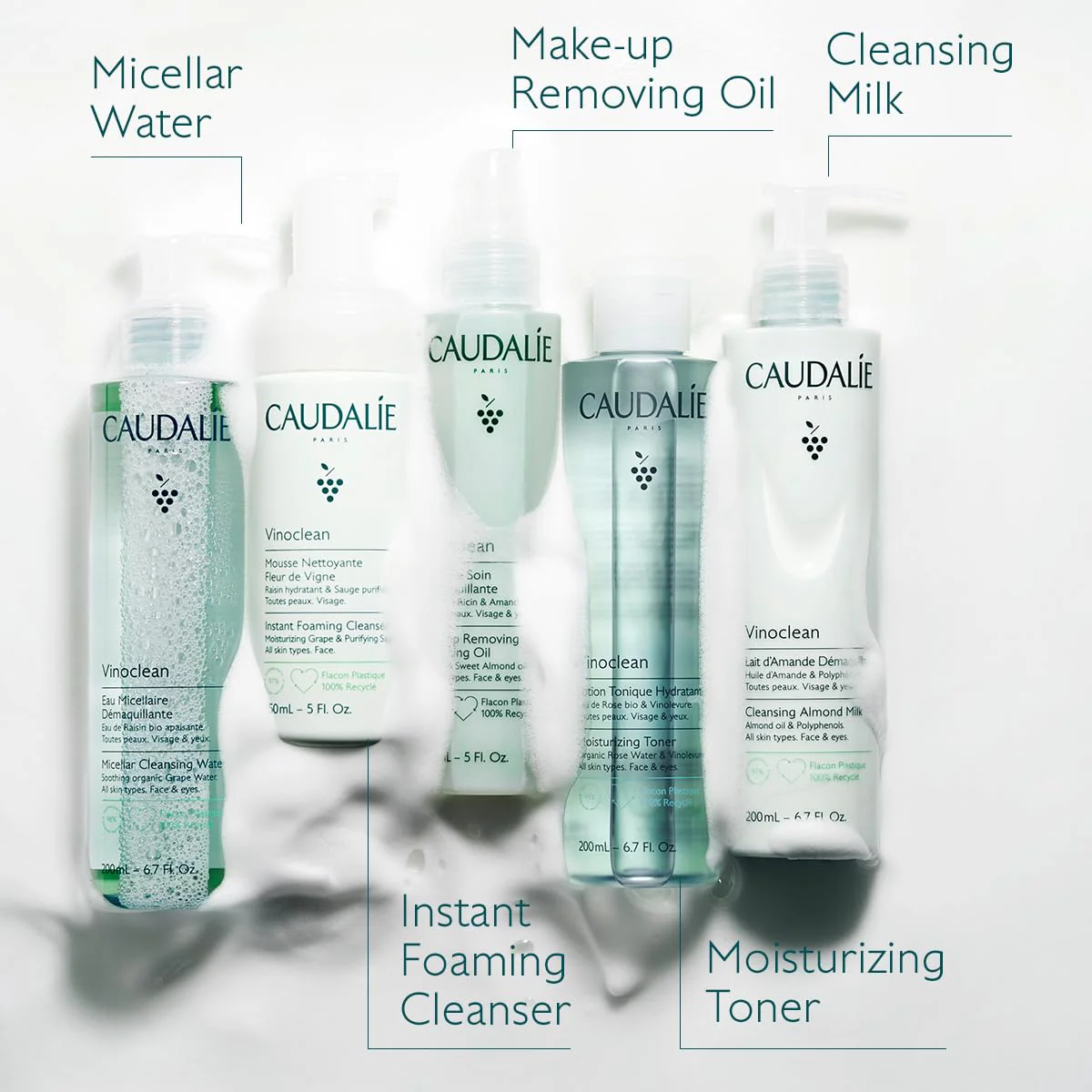 Caudalie Vinoclean Makeup Removing Cleansing Oil, Waterproof Makeup Remover - 150 mL - Image 3