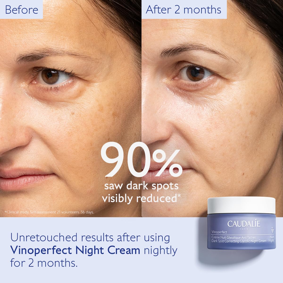 Caudalie Vinoperfect Dark Spot Brightening Glycolic Night Cream - 1.6 Fl. Oz - Image 7
