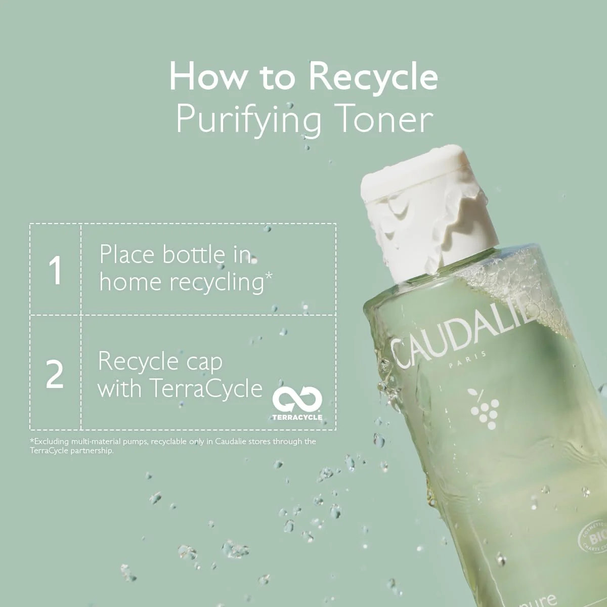 Caudalie Vinopure Natural Salicylic Acid Pore Minimizing Toner, 6.7 Ounce - Image 3