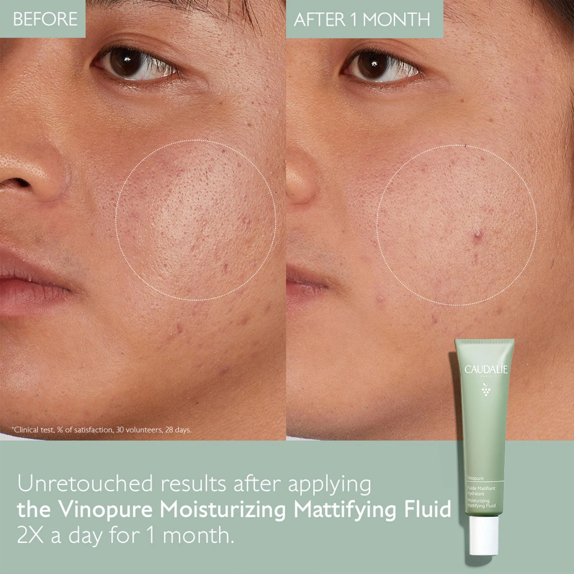 Caudalie Vinopure Oil Control Moisturizer, Hydrating & Mattifying Moisturizer - 40 mL - Image 9