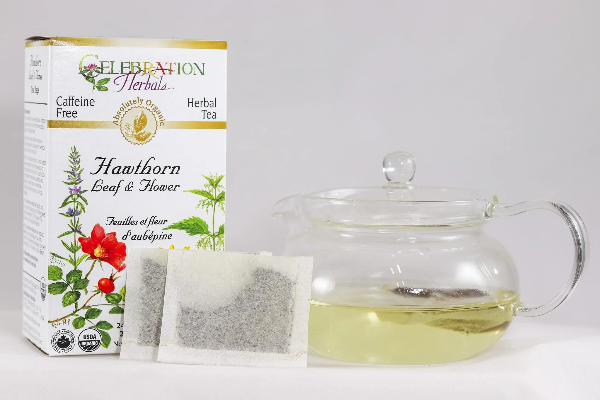 CELEBRATION HERBALS Hawthorn Leaf & Flower Organic 24 Bag, 0.02 Pound - Image 6