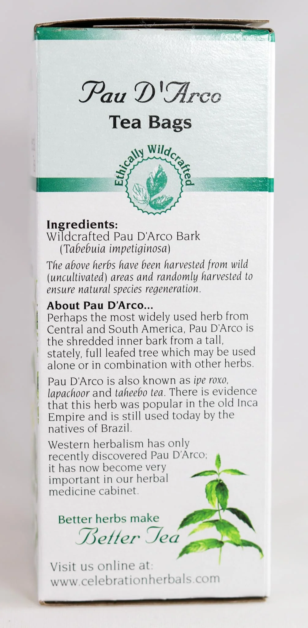 Celebration Herbals Pau D'Arco Tea Bags WC 24 Count - Image 5