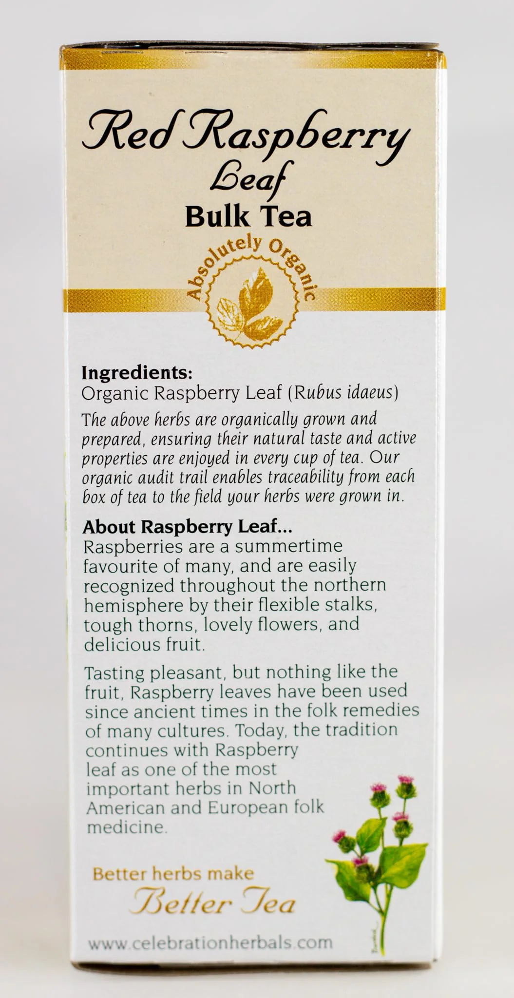 CELEBRATION HERBALS Red Raspberry Leaf Organic 40 gm, 0.02 Pound - Image 4