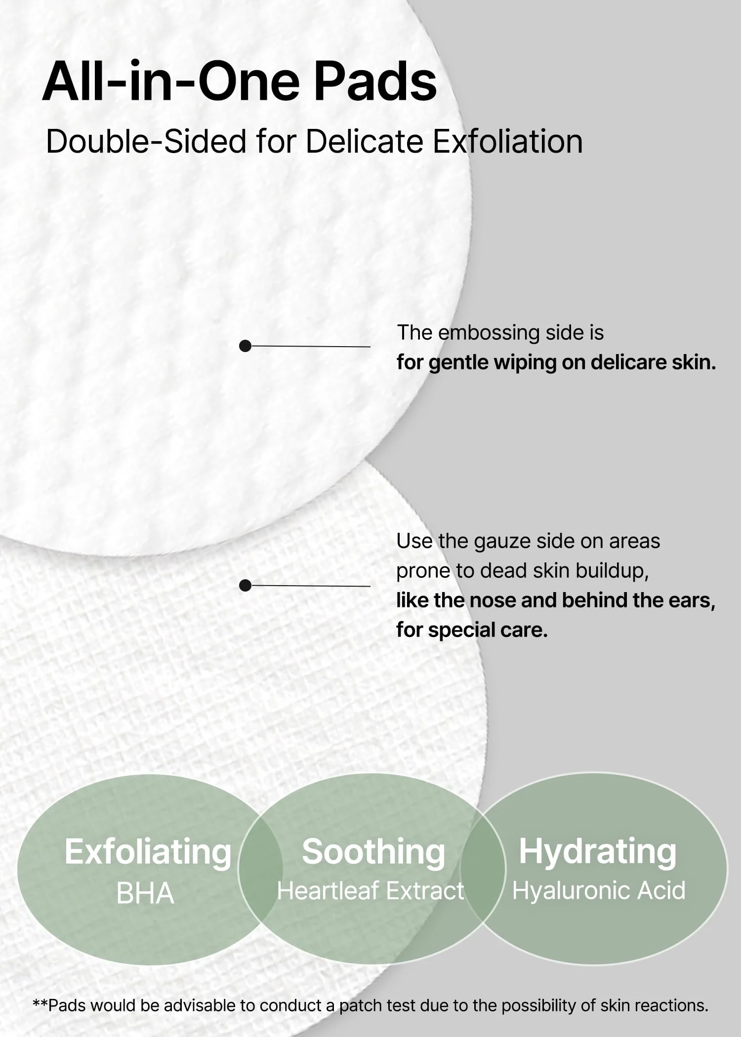 celimax Ji.Woo.Gae Heartleaf BHA Peeling Pad Double Edition | with Heartleaf Extracts, Exfoliating Toner Pads, Facial Peels, Hydrating, For Troubled Skin & Breakouts, Mother's Day Gift (60pads*2) - Image 5