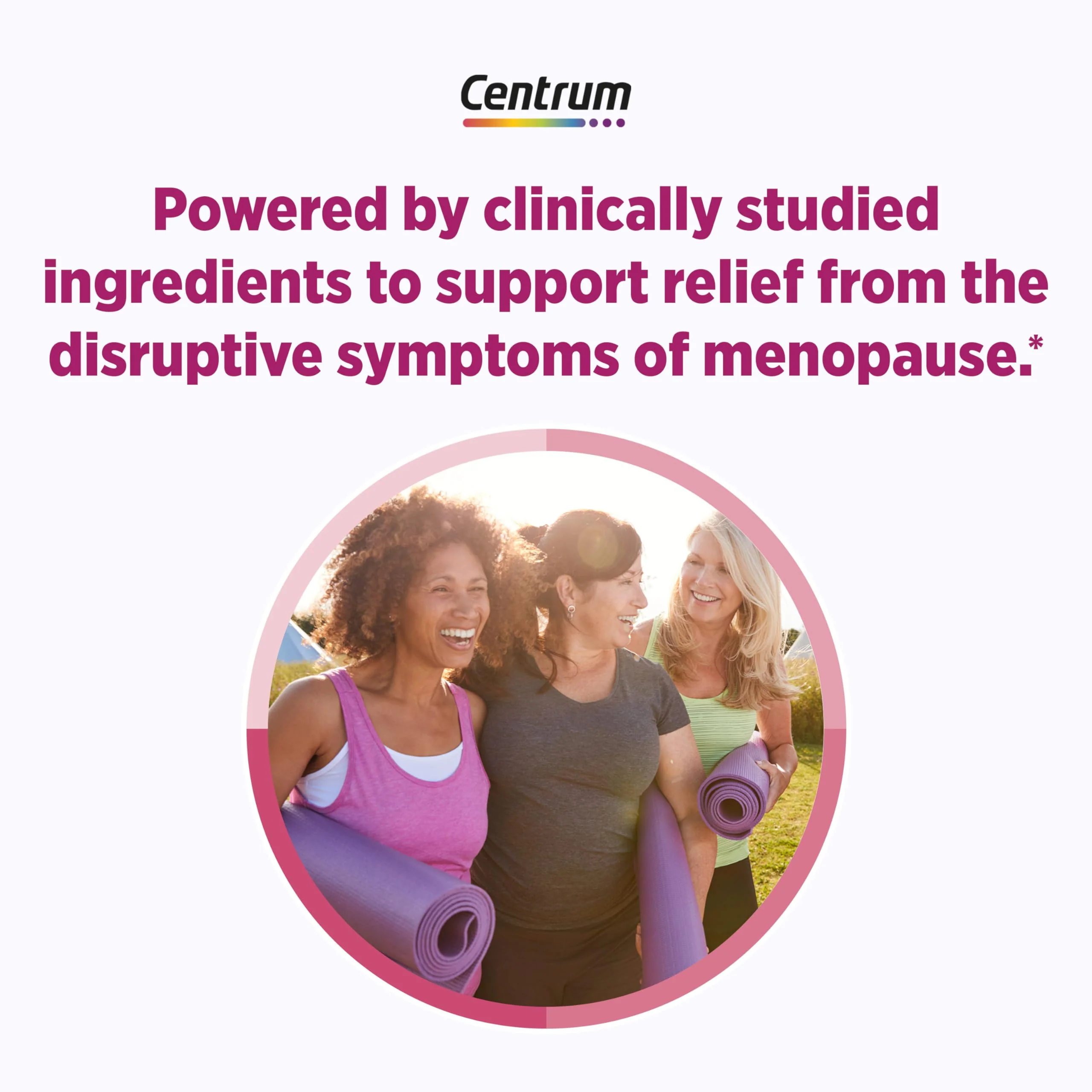 Centrum Complete Multivitamin Supplement + Hot Flash Support Menopause Support Tablets, with Clinically Studied geniVida, 30 Count - Image 10