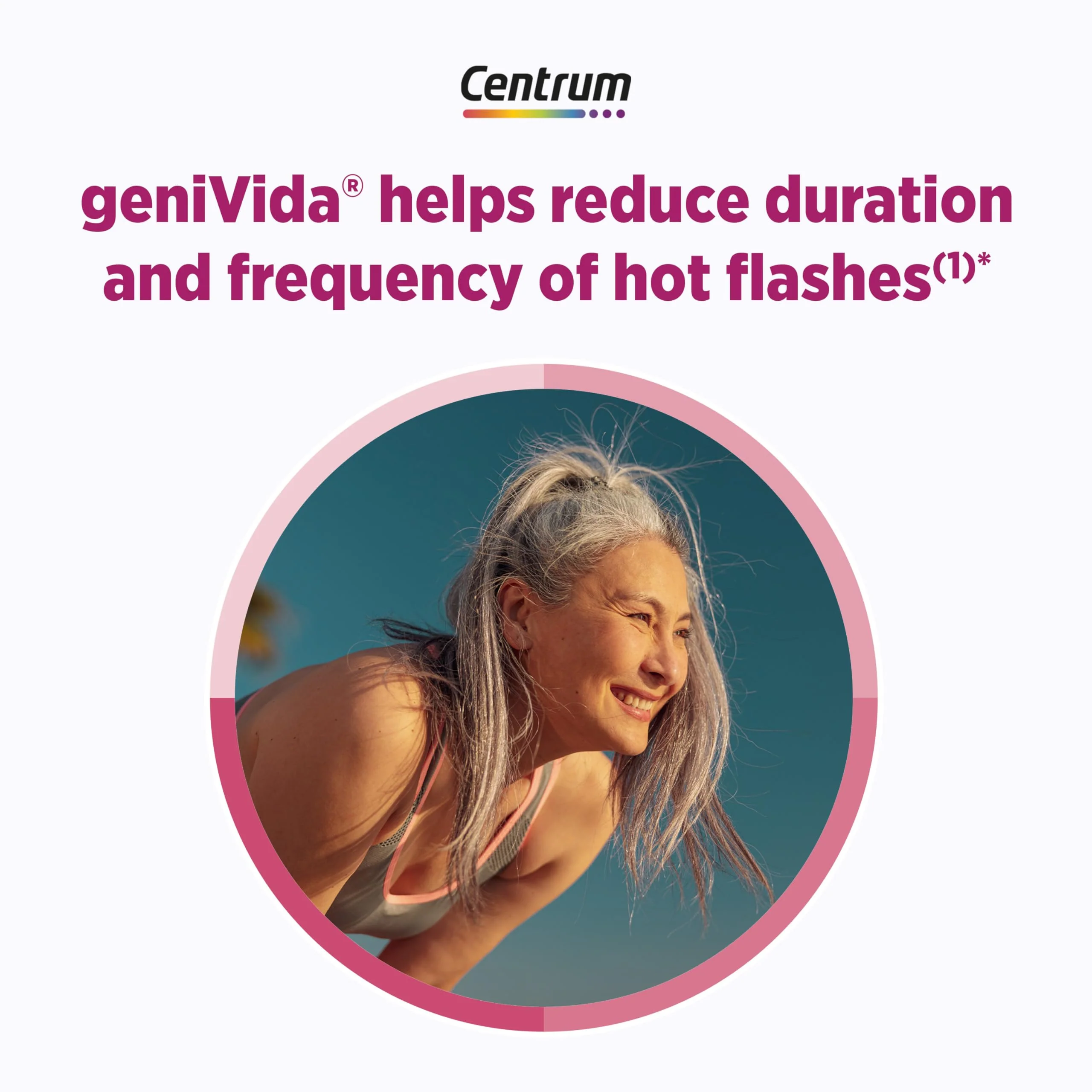 Centrum Complete Multivitamin Supplement + Hot Flash Support Menopause Support Tablets, with Clinically Studied geniVida, 30 Count - Image 16