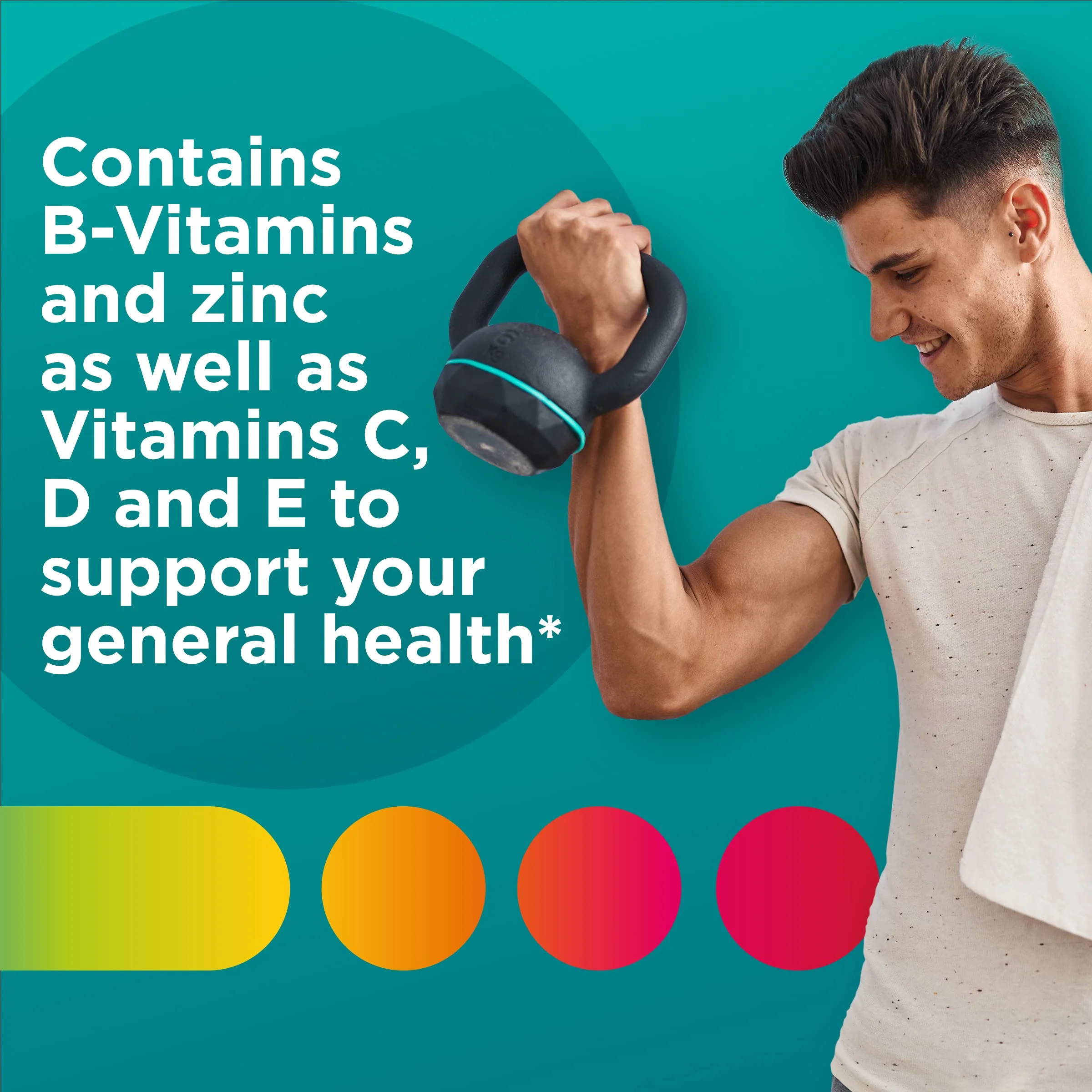 Centrum Men's Multivitamin Gummies, Immune, Energy, Healthy Appearance Support, 100 Count, 50 Day Supply - Image 16