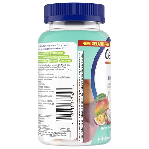 Centrum Men's Multivitamin Gummies, Immune, Energy, Healthy Appearance Support, 100 Count, 50 Day Supply - Image 8