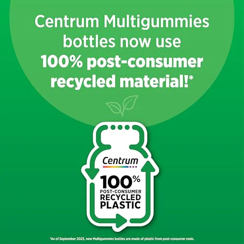 Centrum MultiGummies for Women 50 Plus, Multivitamin/Multimineral Supplement with Vitamins D3, E, B6, and B12, Assorted Fruit Flavor - 140 Count - Image 7