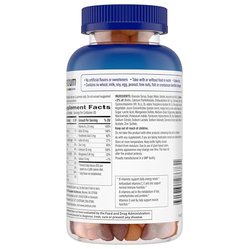 Centrum MultiGummies Gummy Multivitamin for Men, Multivitamin/Multimineral Supplement with Selenium, Antioxidants and Vitamin D3, Assorted Fruit Flavor - 170 Count - Image 7