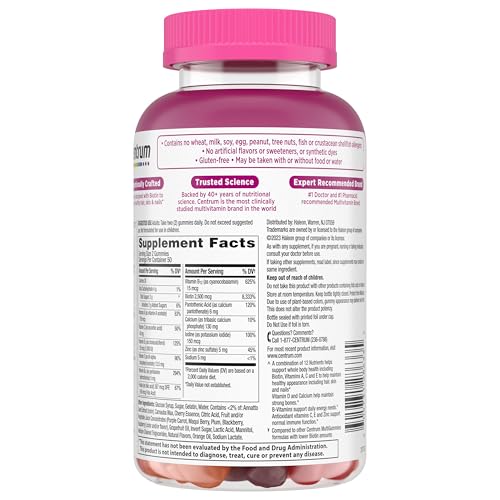 Centrum Multivitamin Gummy, 100 Count (Pack of 1) - Image 5